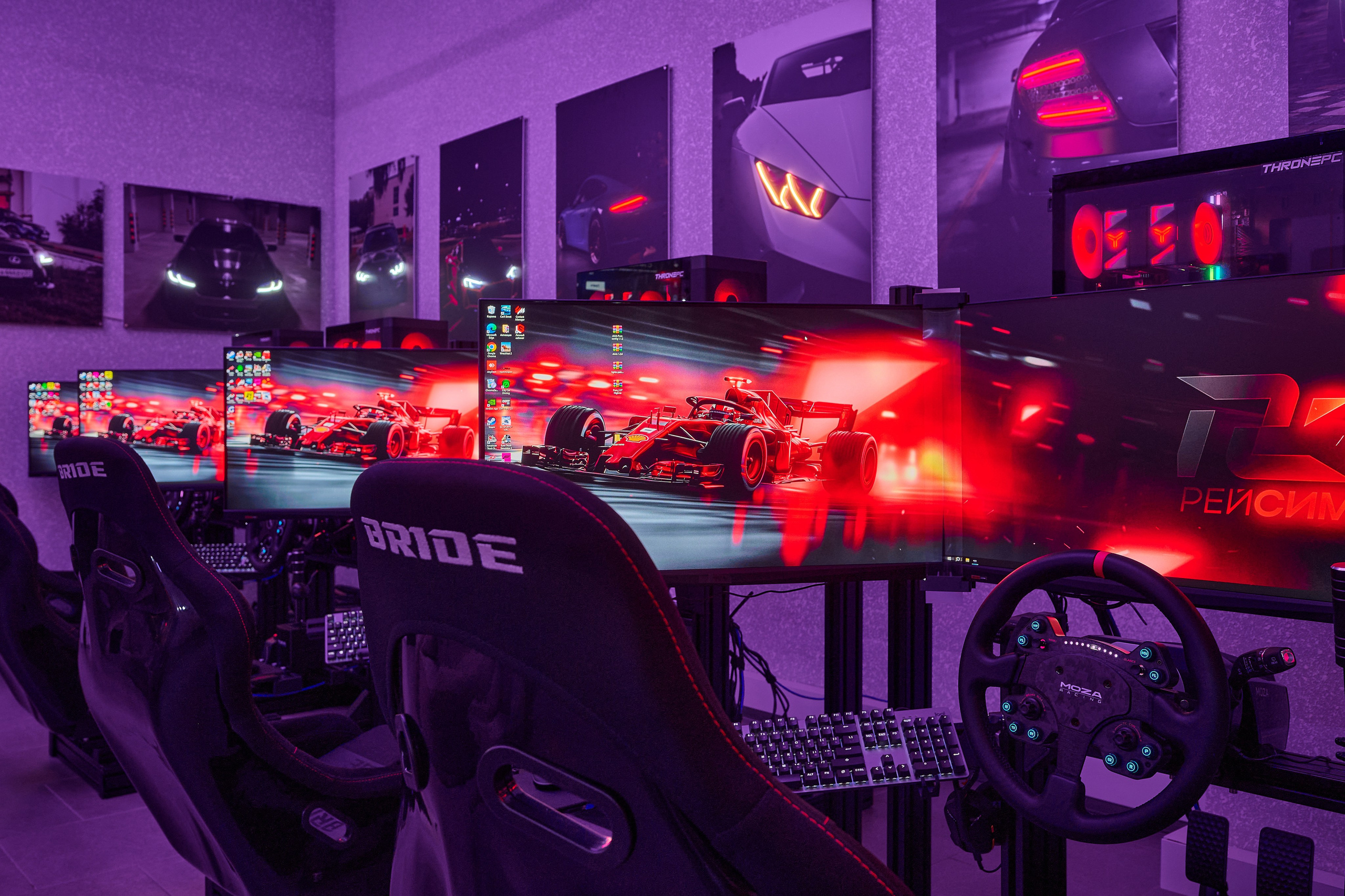 РЕЙСИМ Гоночные автосимуляторы. Интерьерный фотограф в Краснодаре