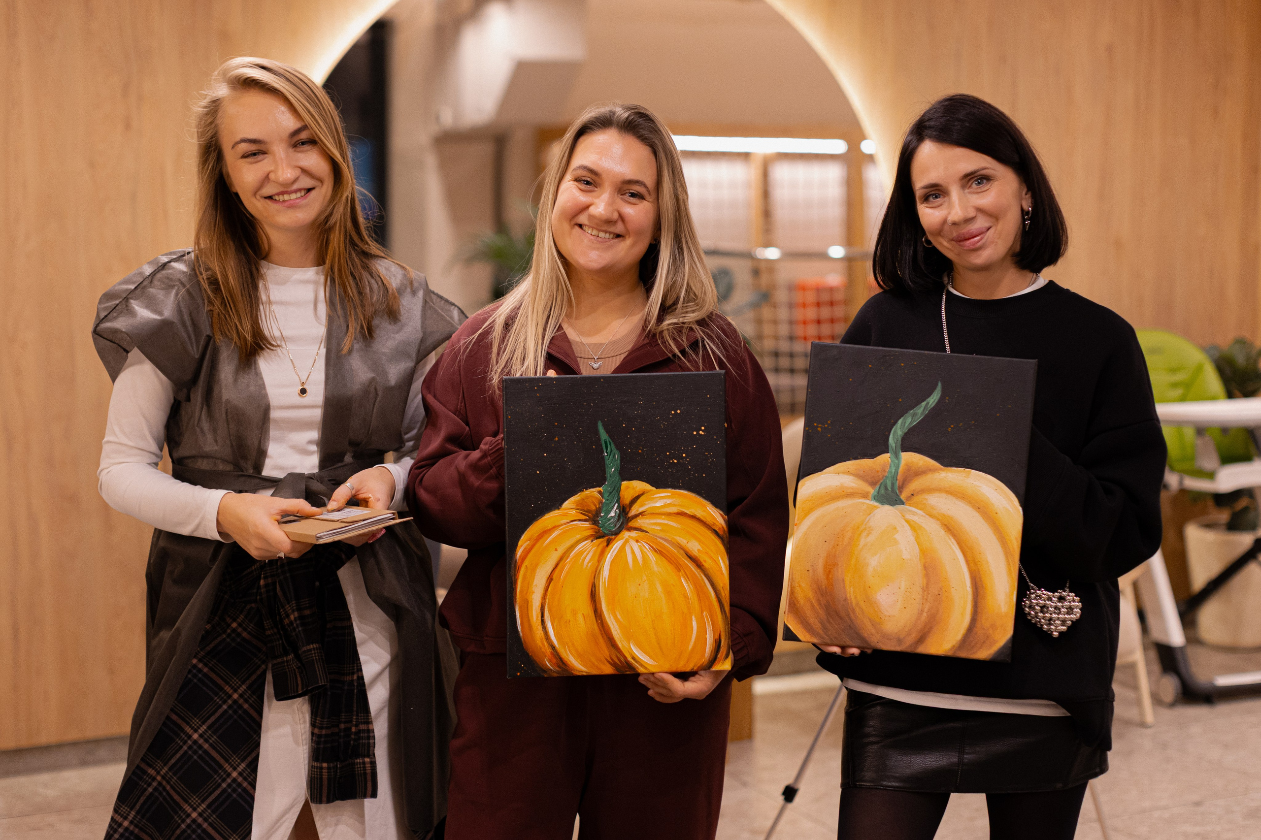 МК Тыква в кафе Здрасте. Анастасия Ракчеева Художник