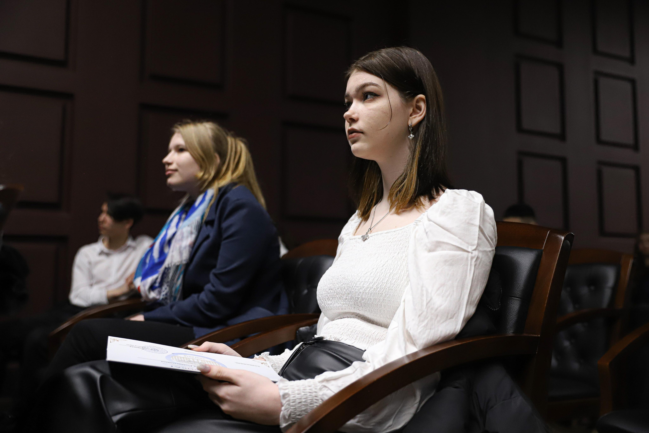 Торжественное вручение сертификатов. Фотограф Мария Андреева Санкт-Петербург