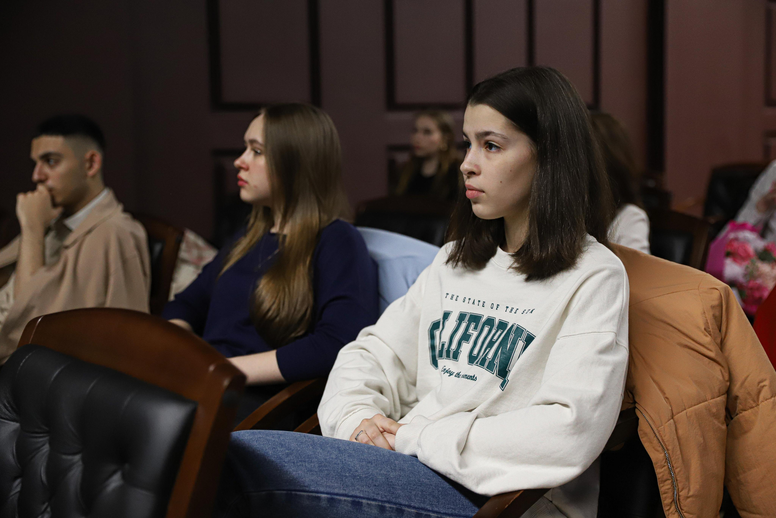 Торжественное вручение сертификатов. Фотограф Мария Андреева Санкт-Петербург