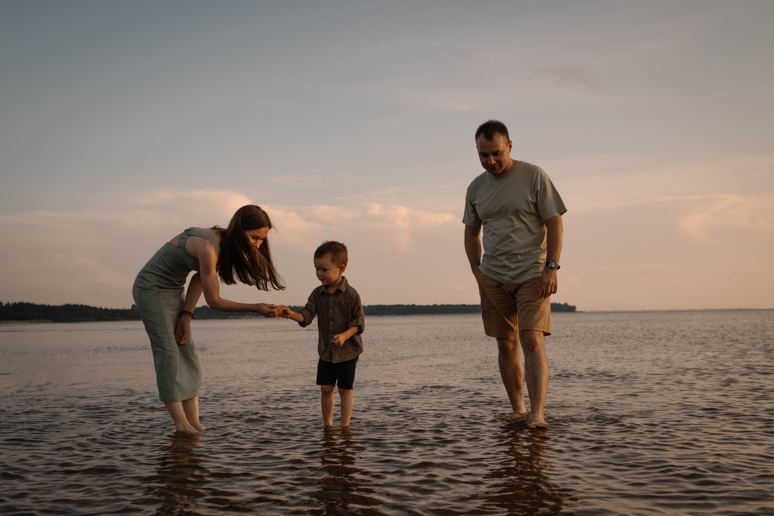 Закат на Заливе. Семейный фотограф в Санкт-Петербурге Дарья Косянчук