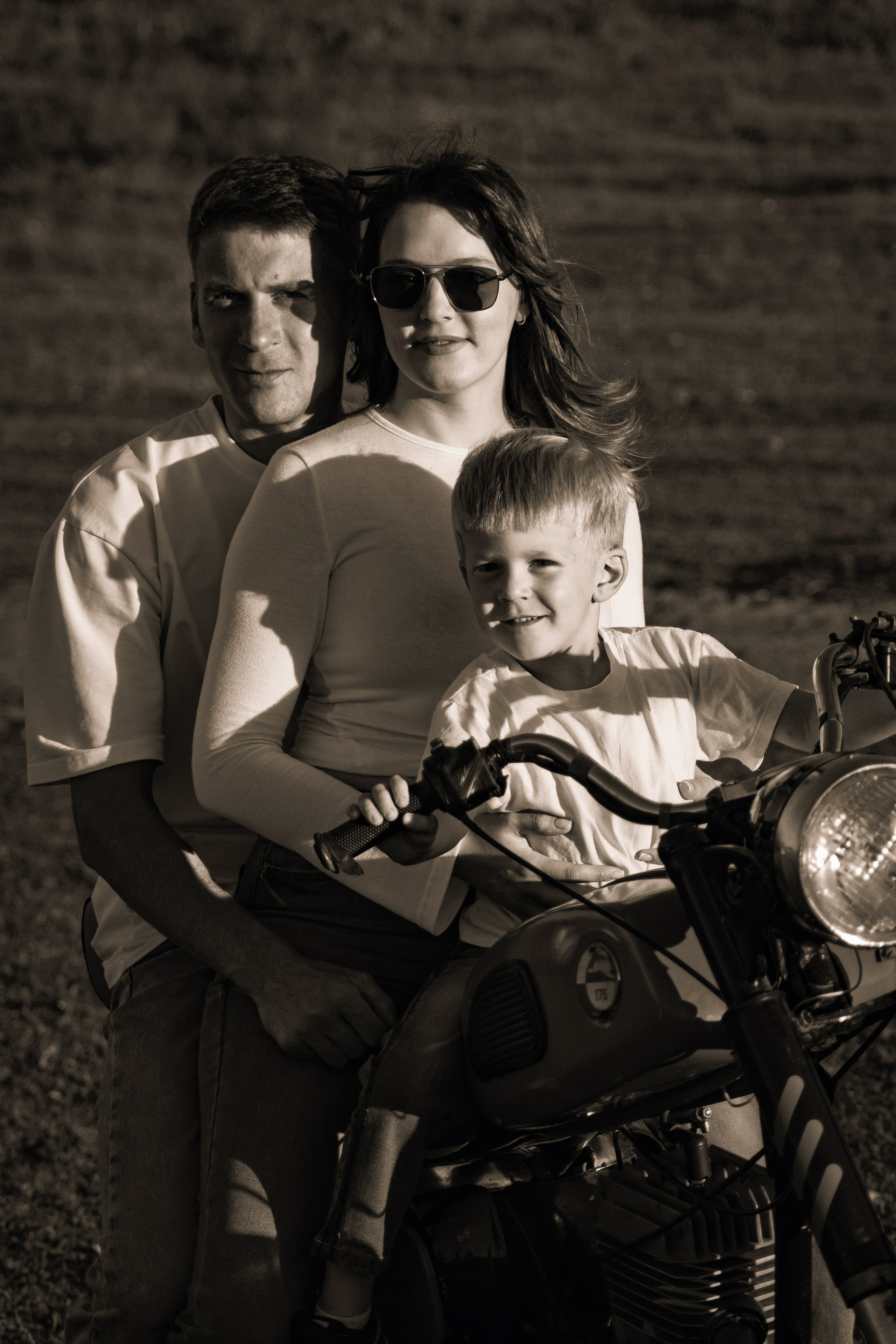 ЧБ семейная. Фотограф Бойко Антонина