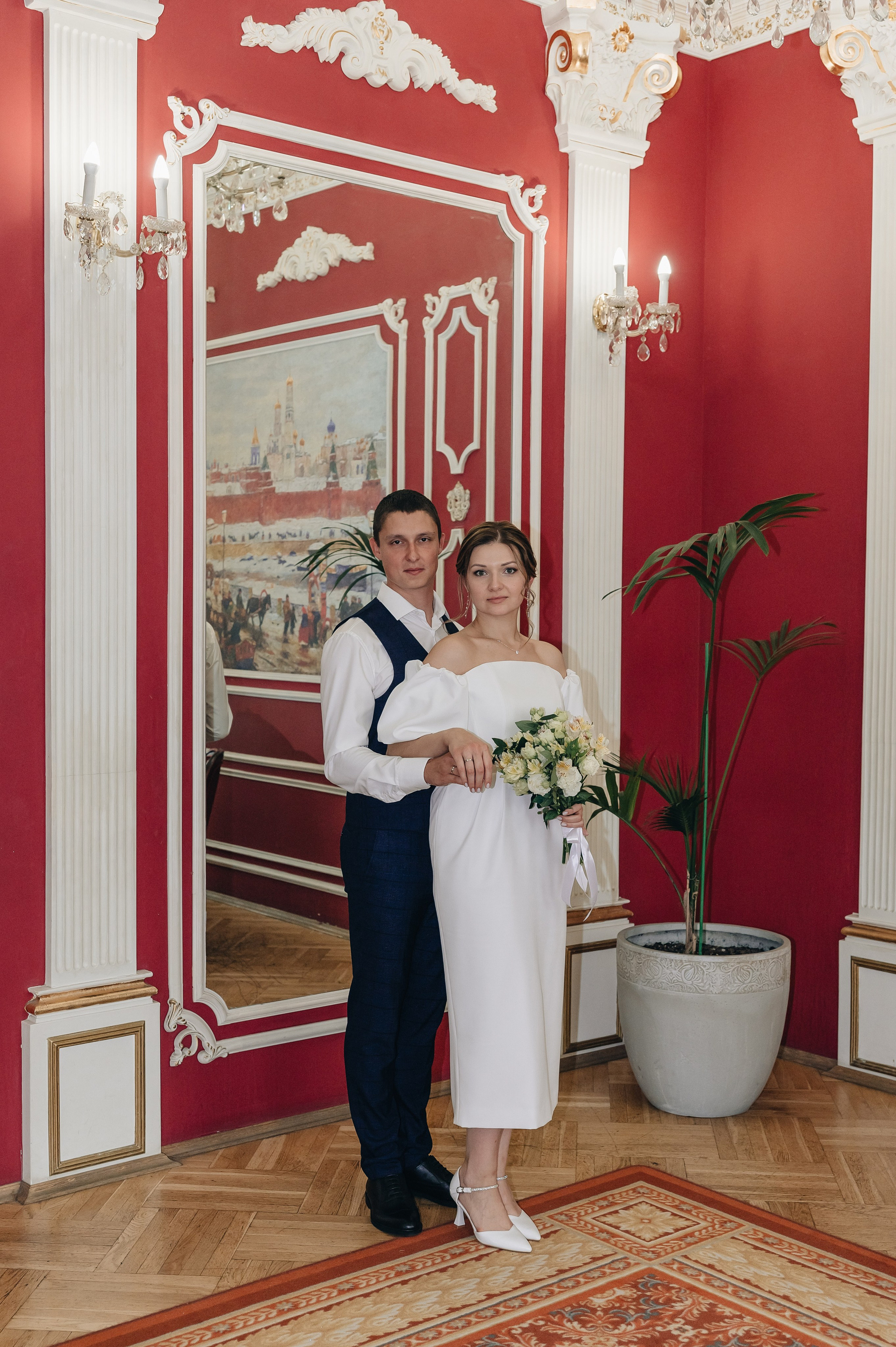 Свадебная фотосессия в Грибоедовском ЗАГСе. Портретный фотограф Москва Светлана Кашура