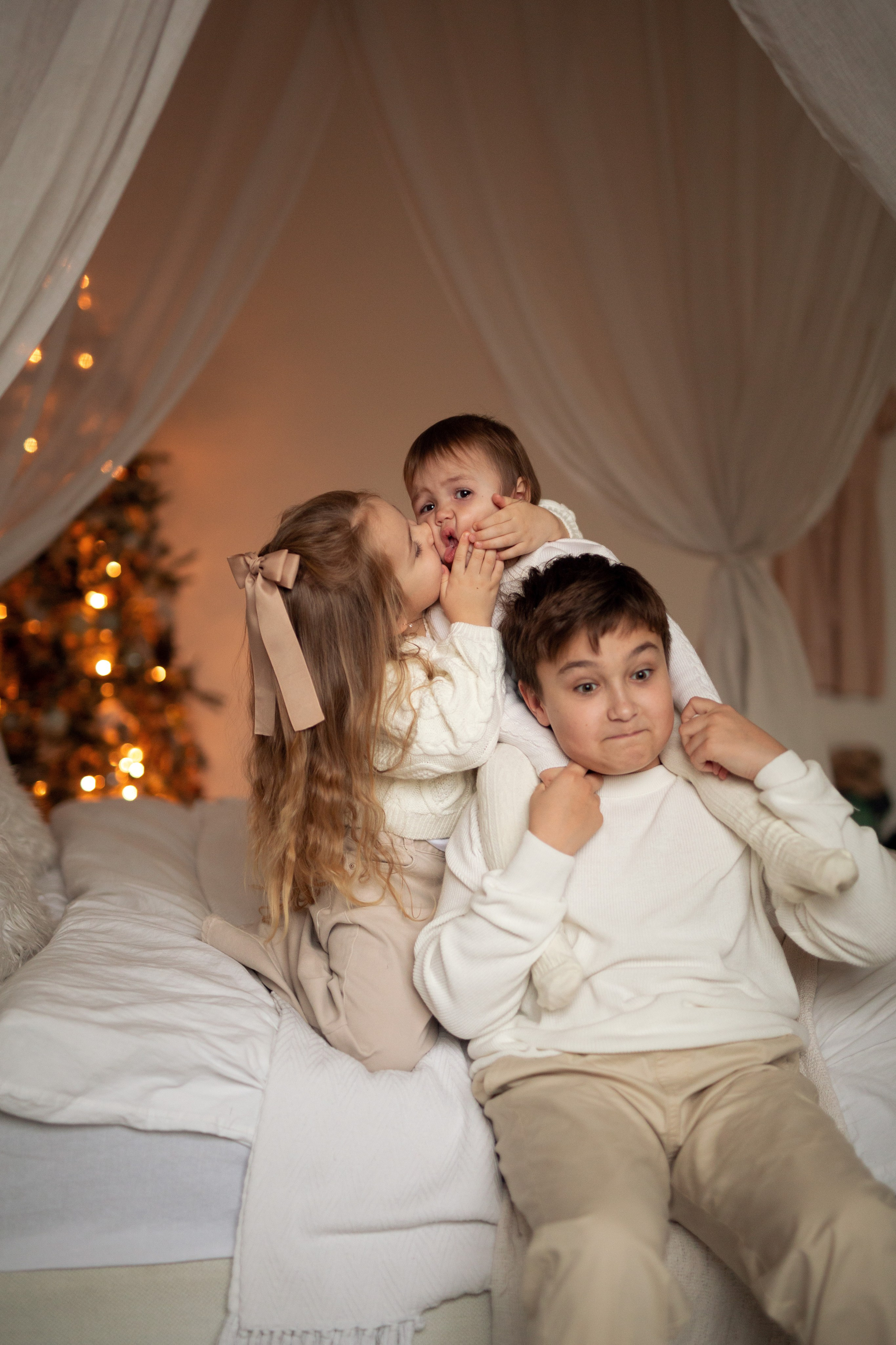 Семья в студии. Семейный и детский фотограф в Москве Юлия