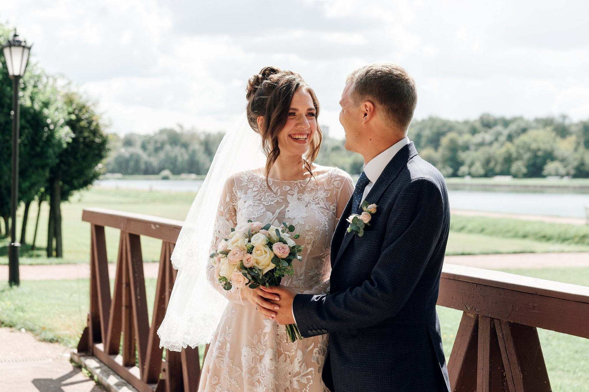 Свадебная фотосессия в усадьбе Кусково. Сергей Гладков свадебный фотограф в Москве