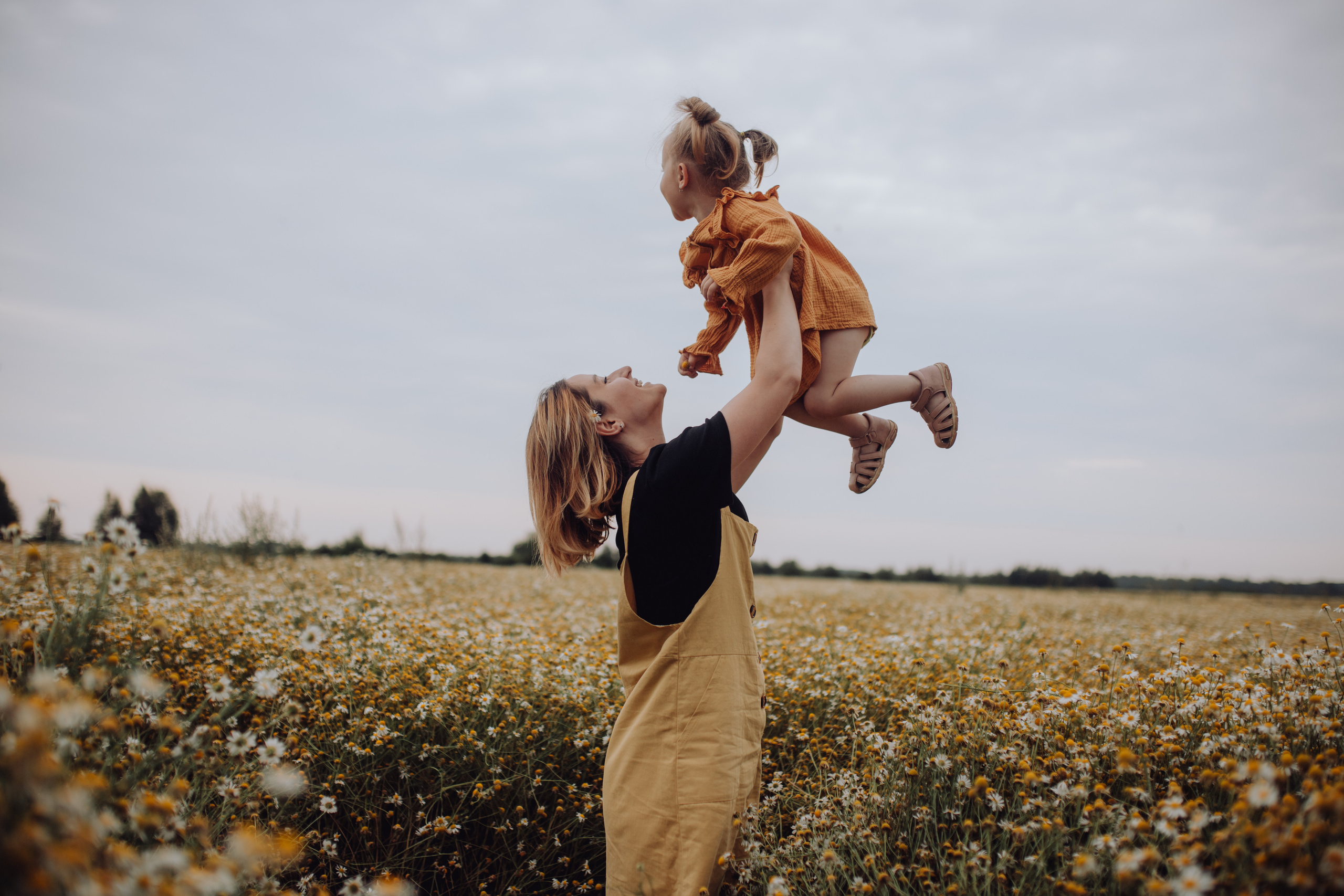 Фотосессия в Ромашковом поле. Семейный и детский фотограф в Краснодаре Катя Гор