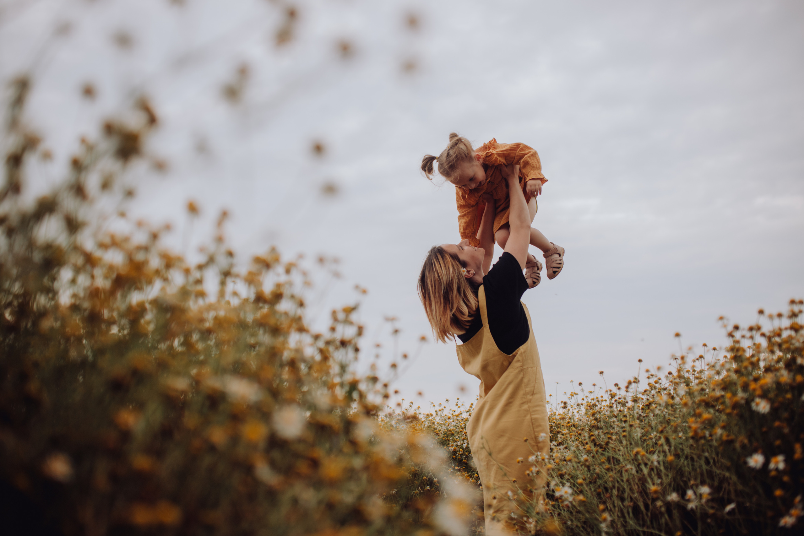 Фотосессия в Ромашковом поле. Семейный и детский фотограф в Краснодаре Катя Гор