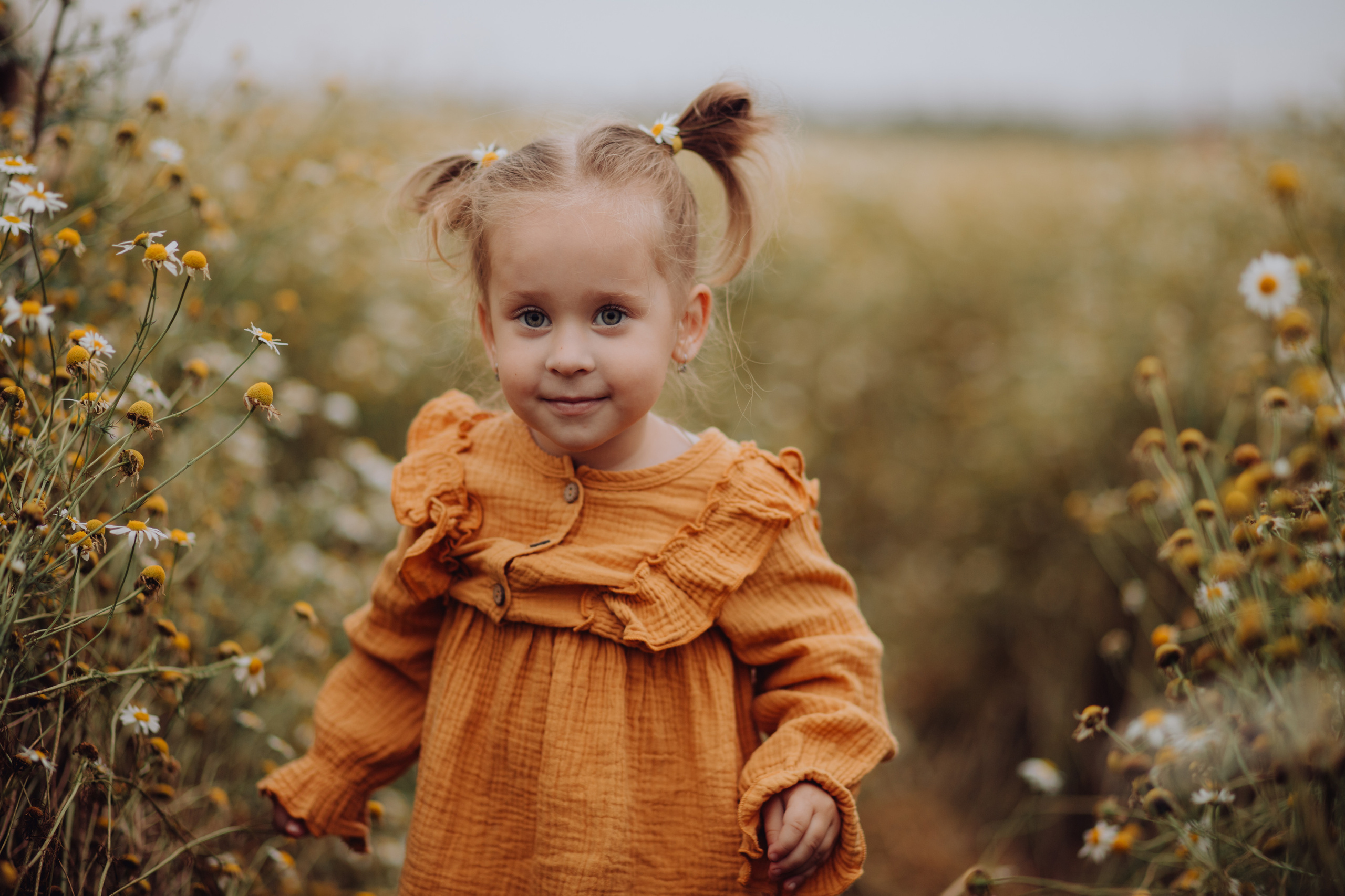 Фотосессия в Ромашковом поле. Семейный и детский фотограф в Краснодаре Катя Гор