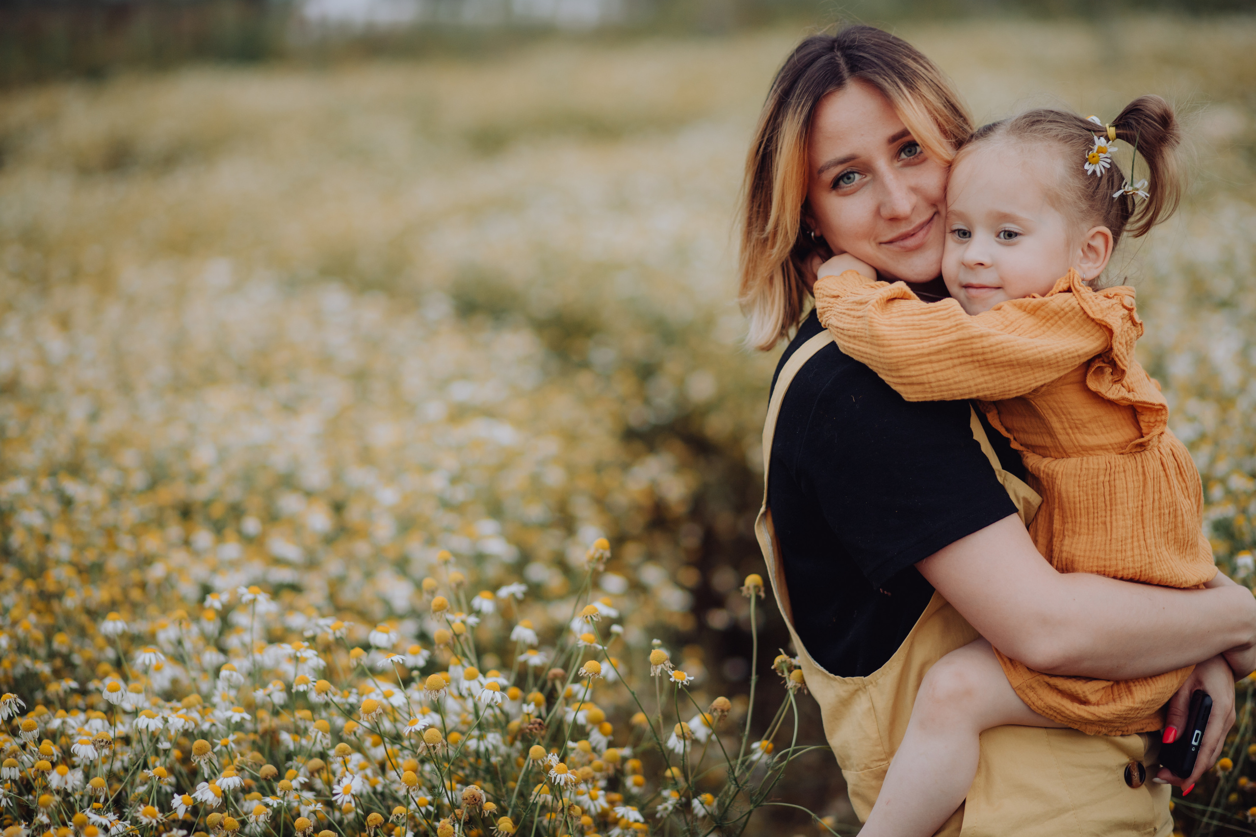 Фотосессия в Ромашковом поле. Семейный и детский фотограф в Краснодаре Катя Гор