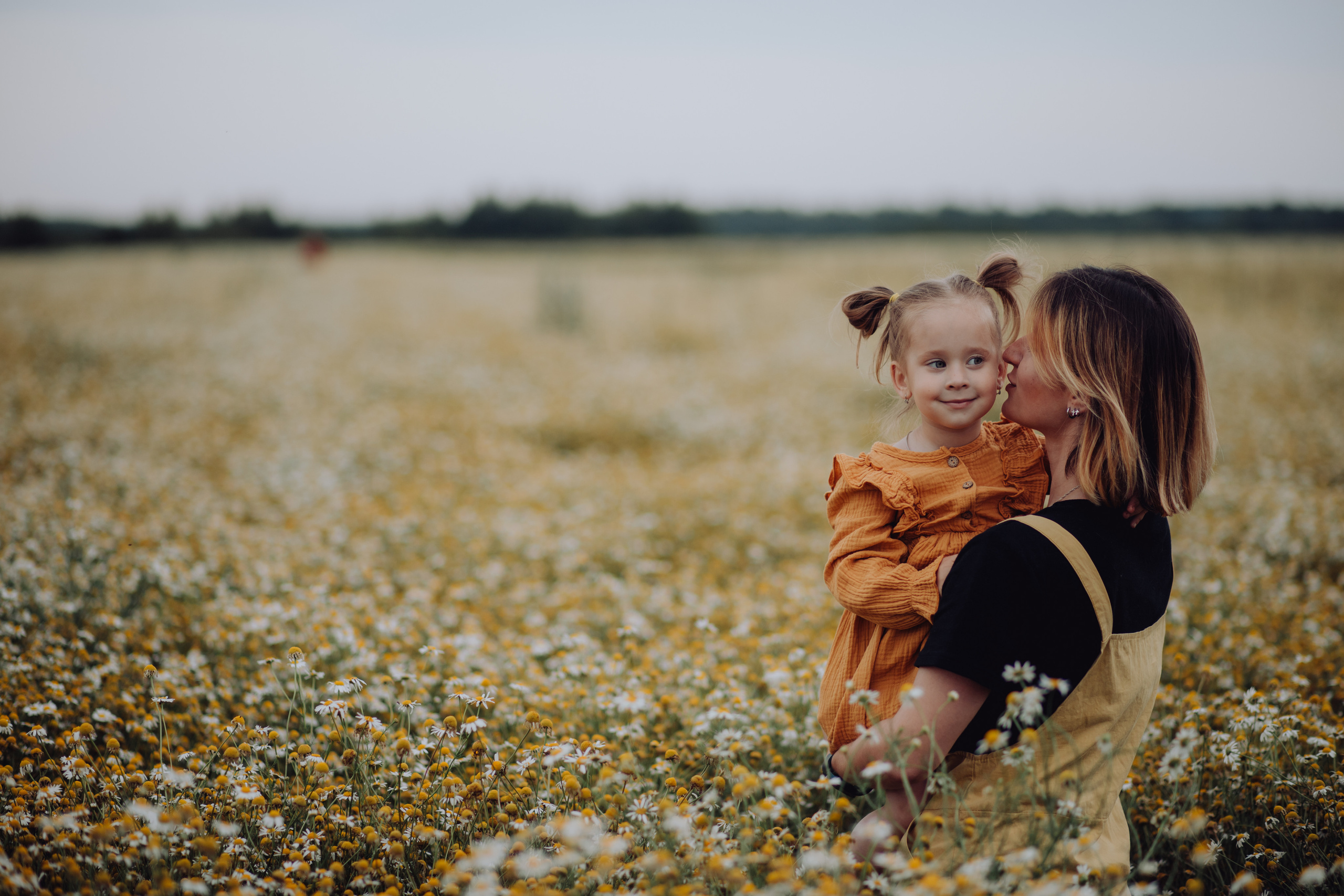 Фотосессия в Ромашковом поле. Семейный и детский фотограф в Краснодаре Катя Гор