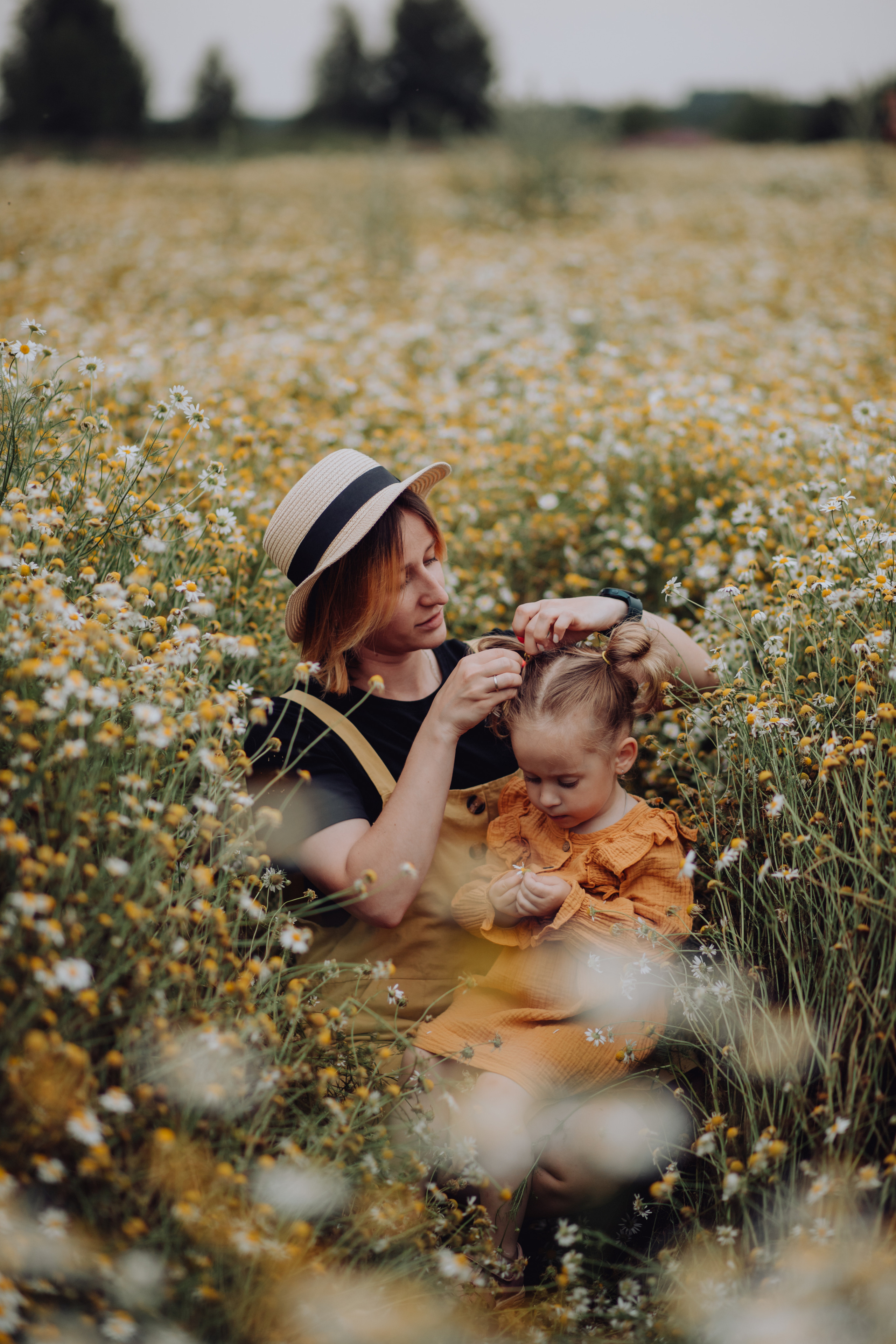 Фотосессия в Ромашковом поле. Семейный и детский фотограф в Краснодаре Катя Гор