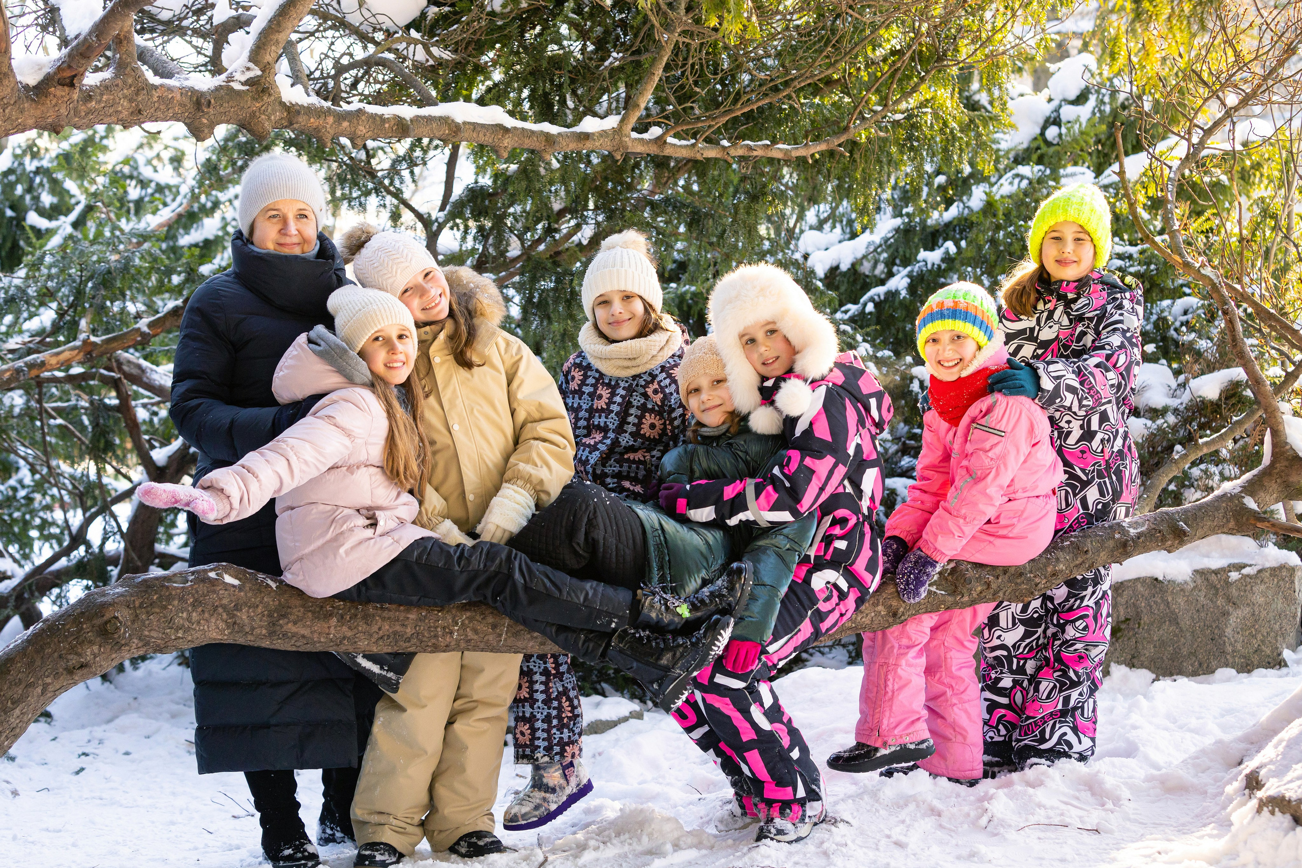 Зима. Начальная школа. Свадебный, семейный, детский фотограф в Санкт-Петербурге