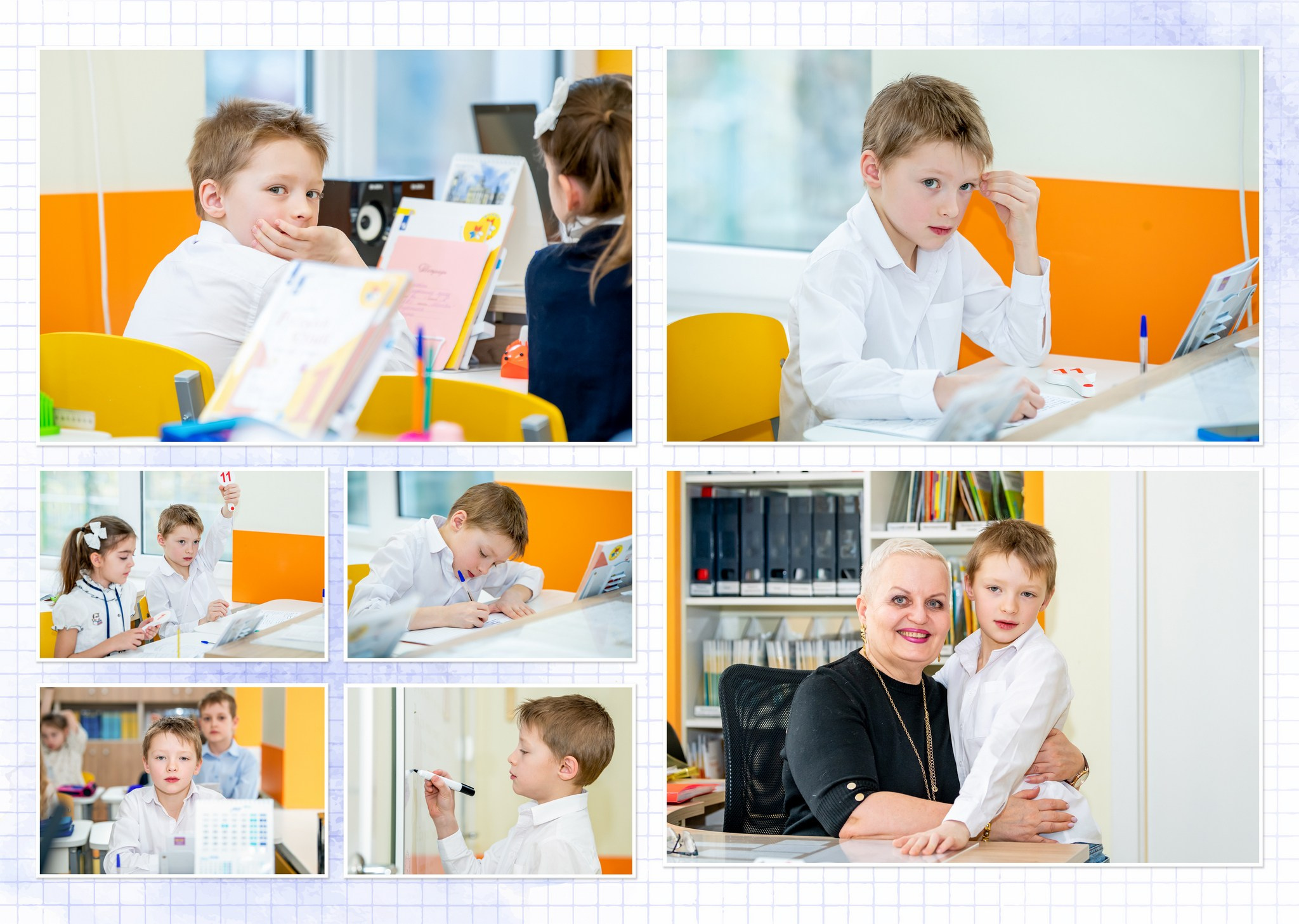 Альбом Стандарт А4 5 разворотов для школы. Профессиональная репортажная фотосъёмка, создание выпускных альбомов