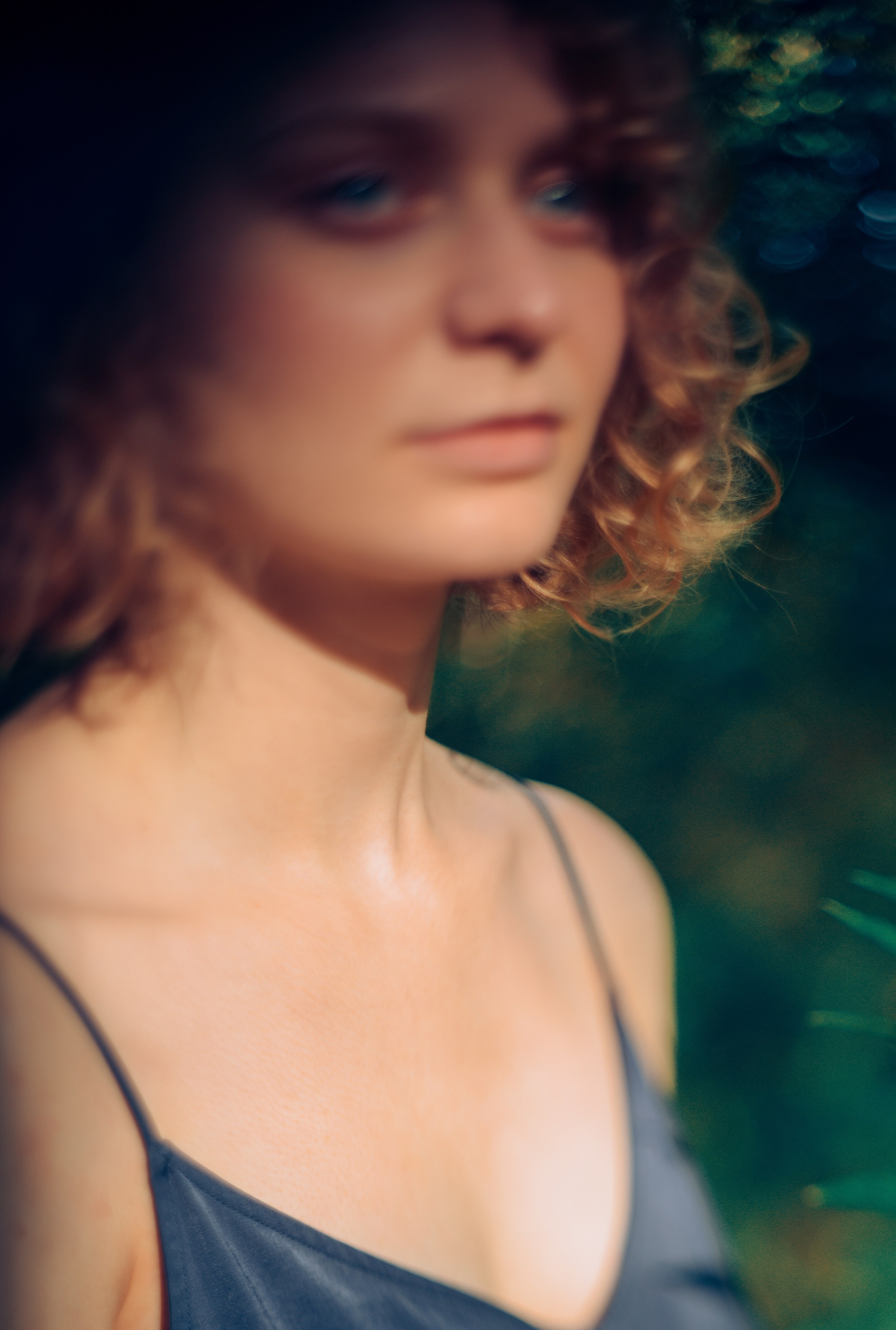 женская фотосессия в лесу