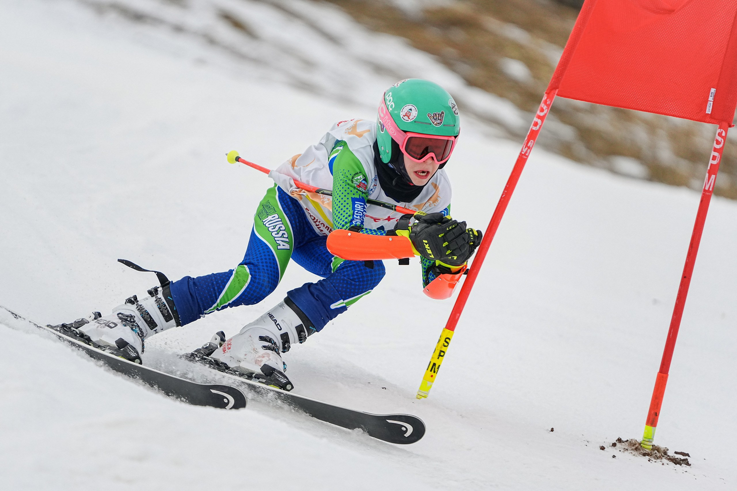 Горные лыжи. Первенство Московской области. Слалом-гигант. Шуколово