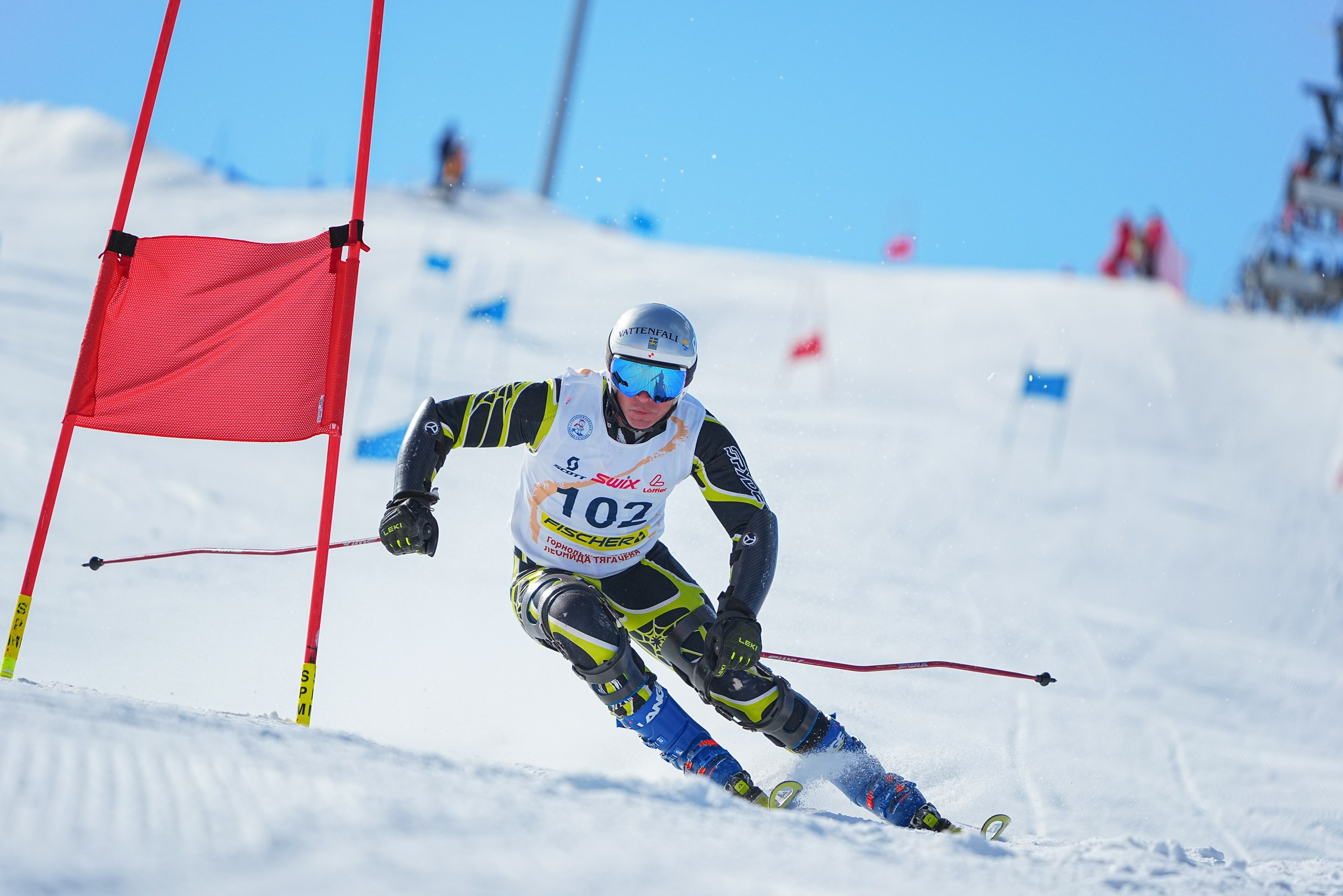 GS (Giant Slalom) - Слалом-гигант. Соревнования по горнолыжному спорту. Московская область, Шуколово