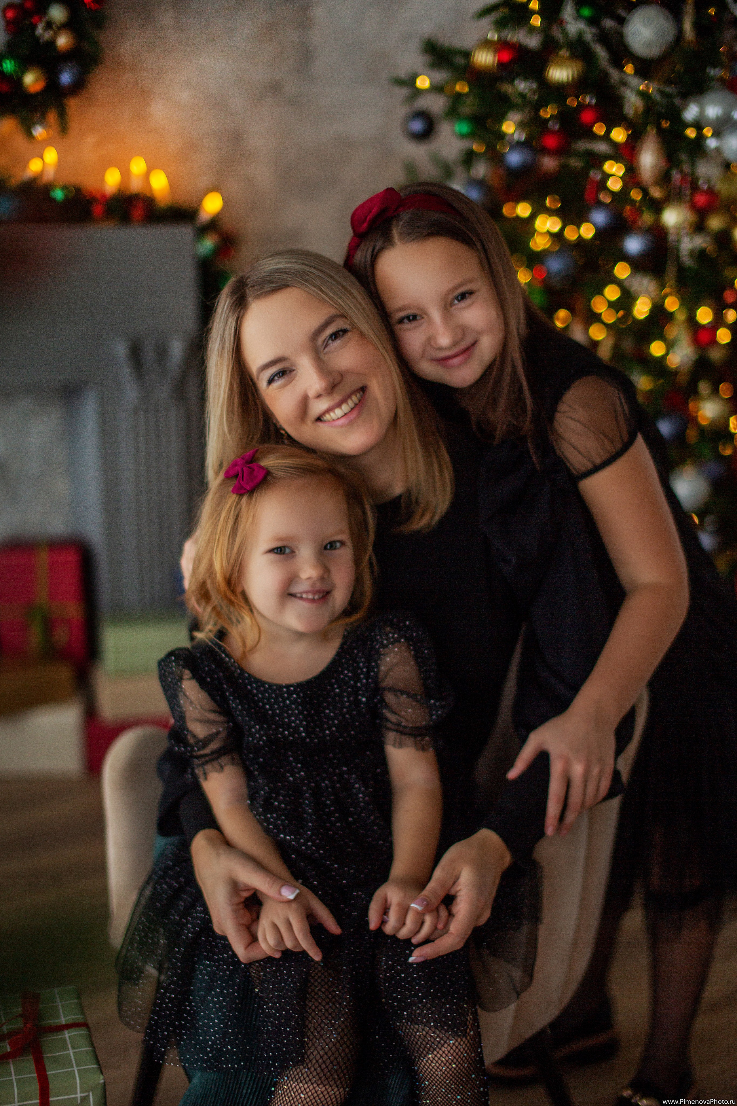 Новогодняя сказка Вари и Маруси, 2024. Семейный и детский фотограф в Петрозаводске