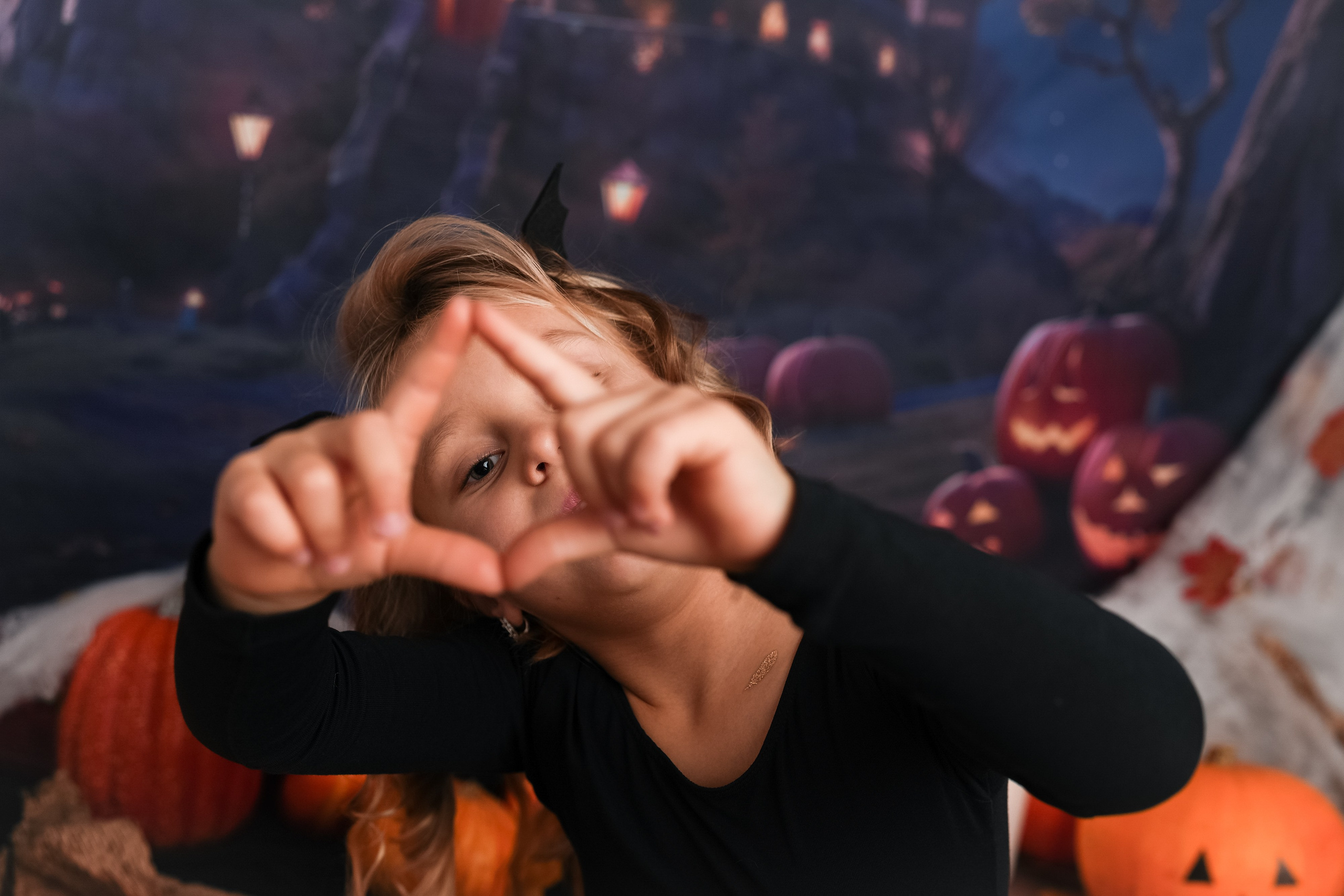 Проект Хэллоуин. Фотограф новорожденных и детский фотограф в Екатеринбурге Ксени