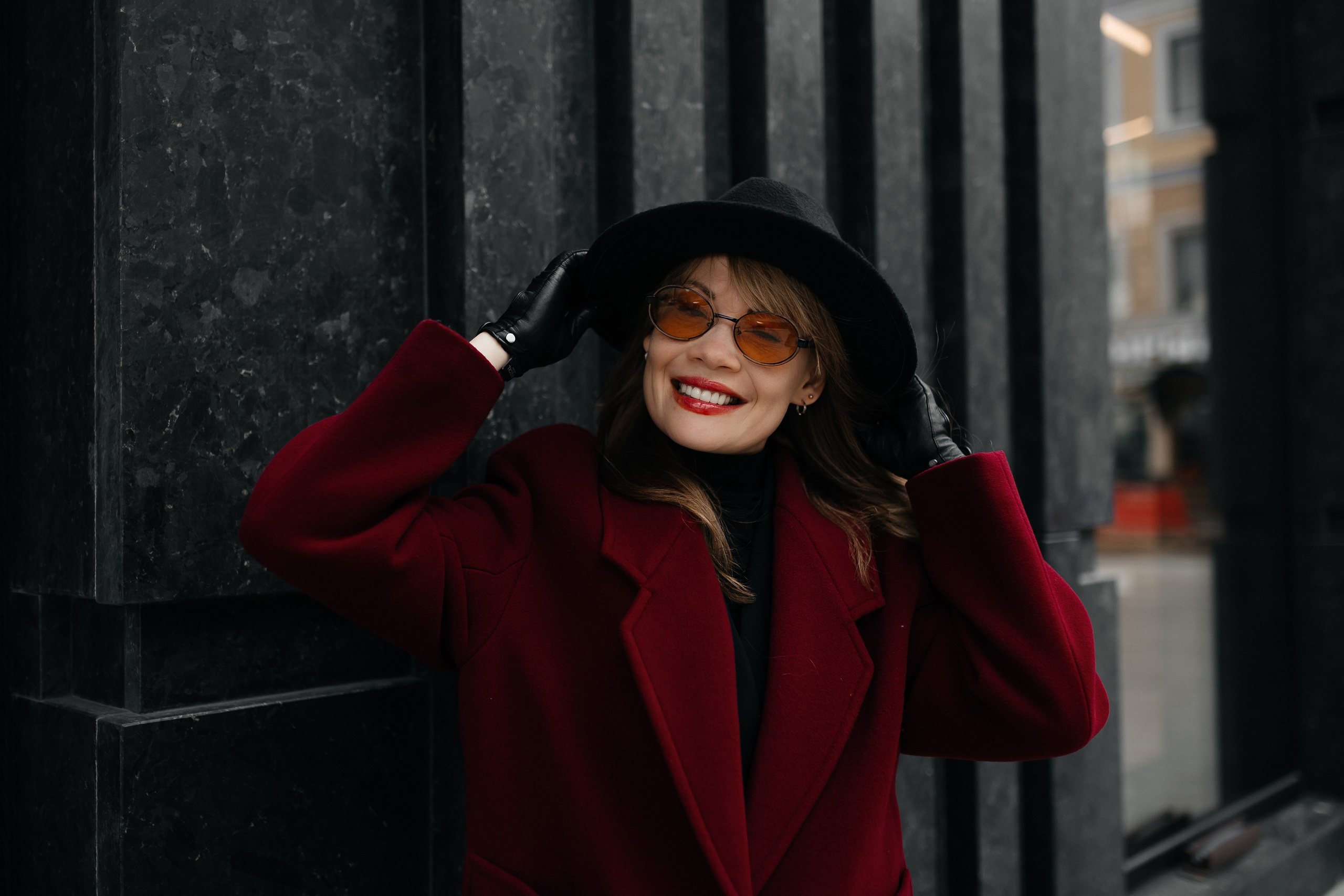 Девушка в красном. Olga.filippova.photo