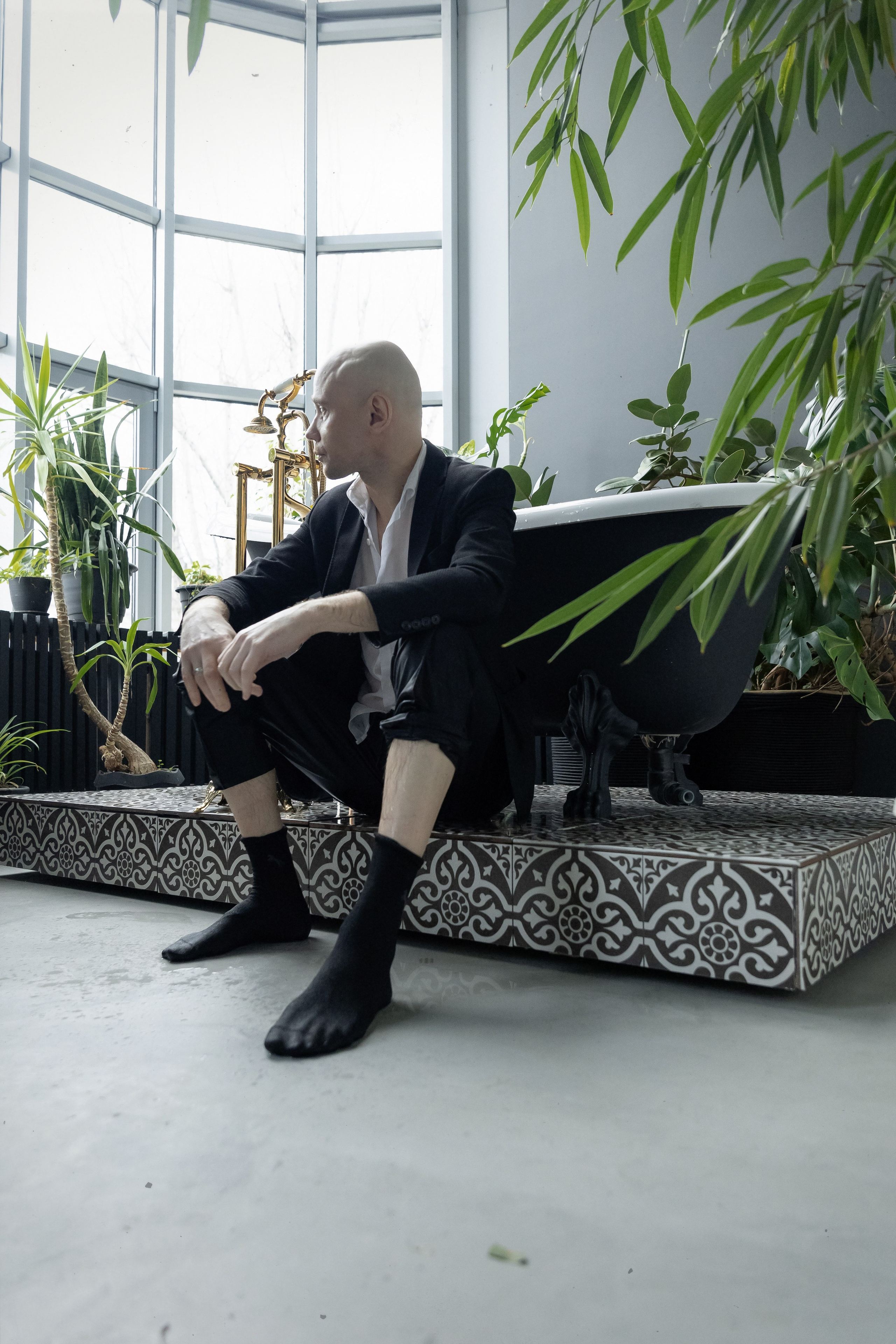 Мужской портрет в ванной. Рыжий Фотограф Иркутск