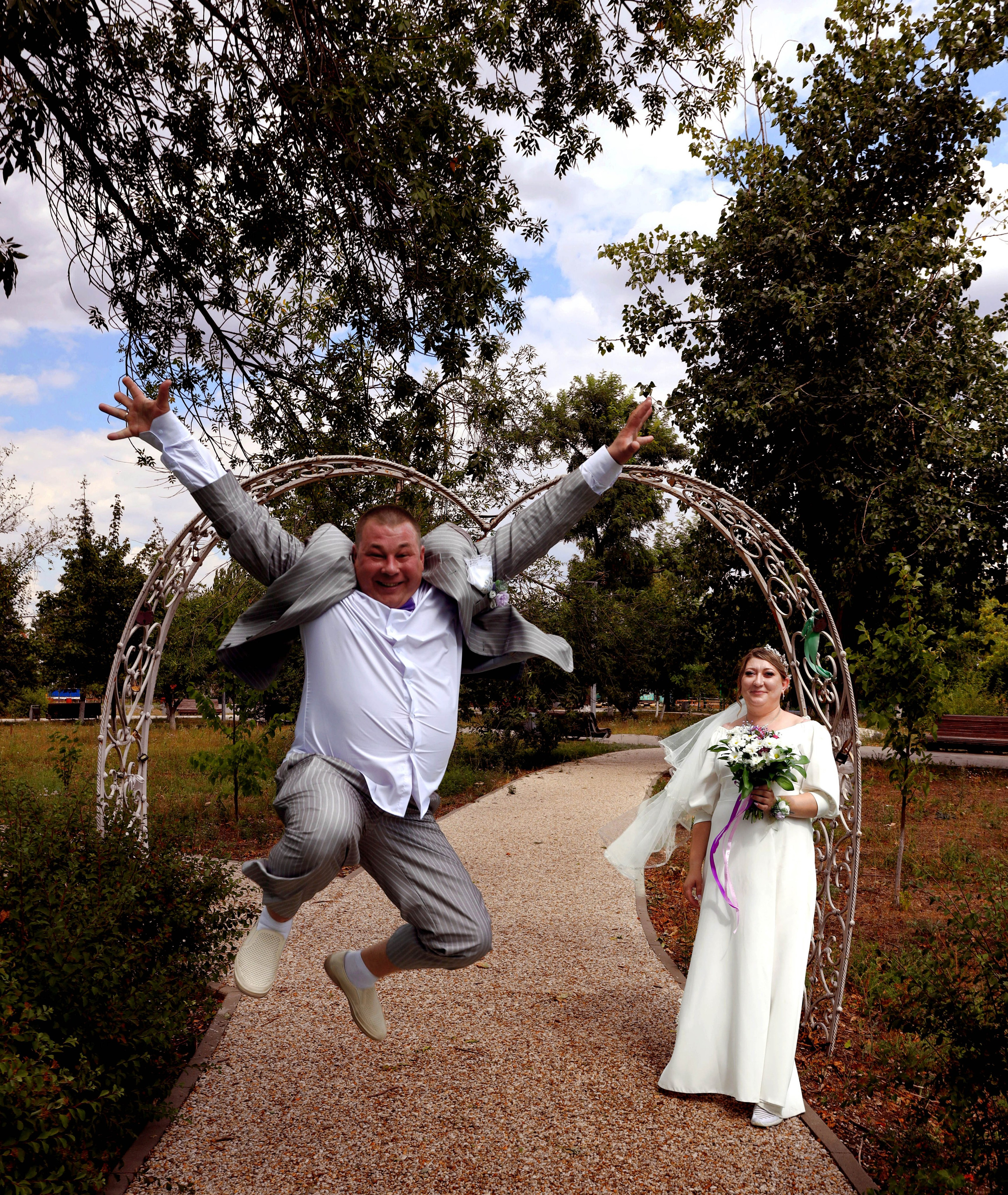 Наталья и Алексей самые веселые молодожены г. Гуково. Свадебный фотограф ростовская область