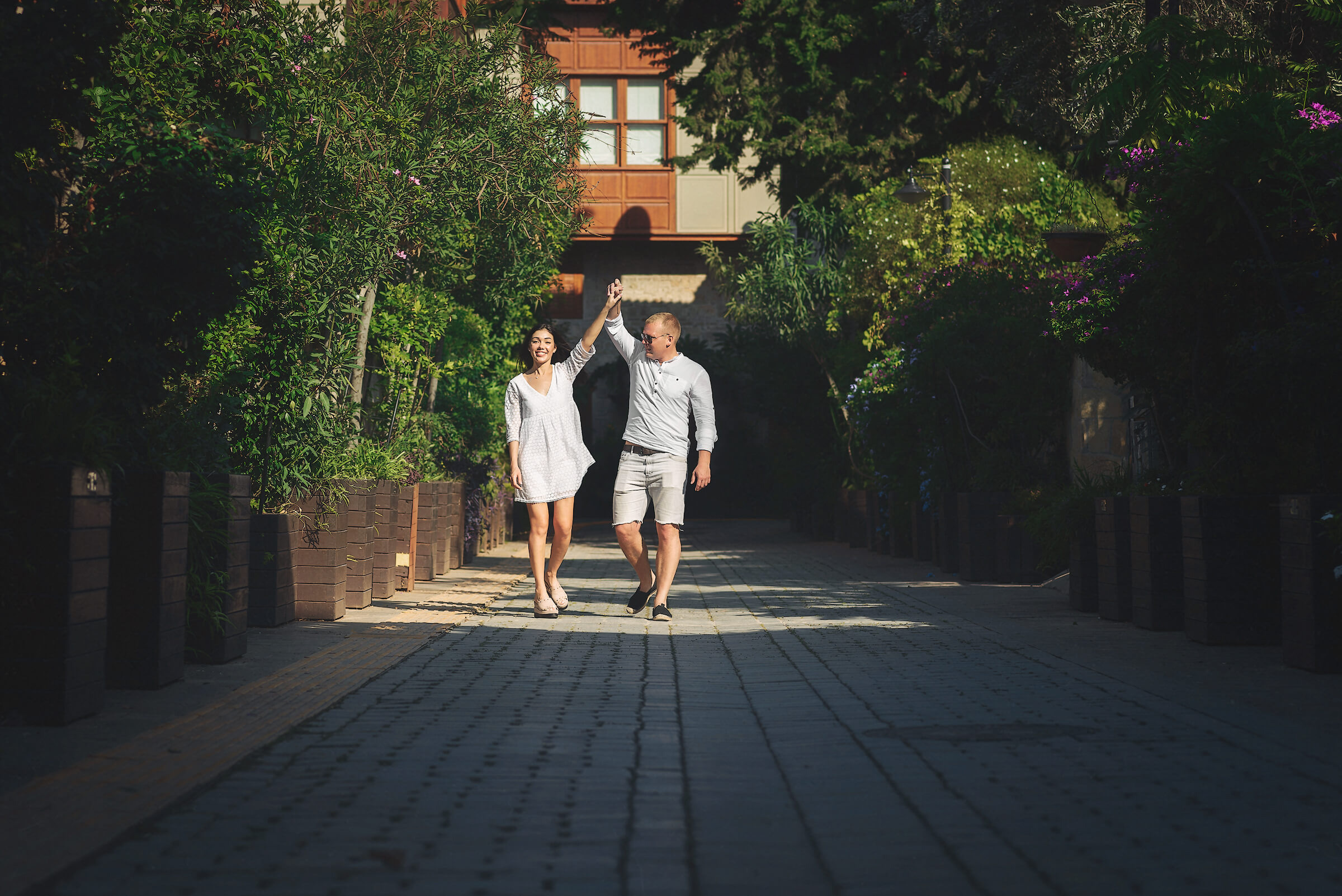 Walking through the Kaleici district in Antalya, Turkey. Photographer in Warsaw