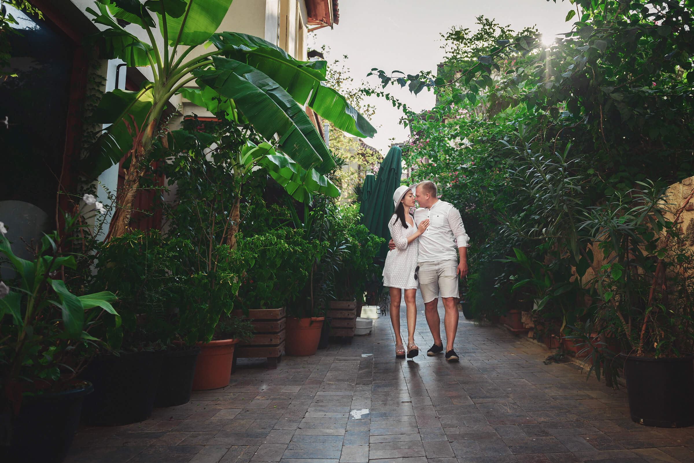 Walking through the Kaleici district in Antalya, Turkey. Photographer in Warsaw