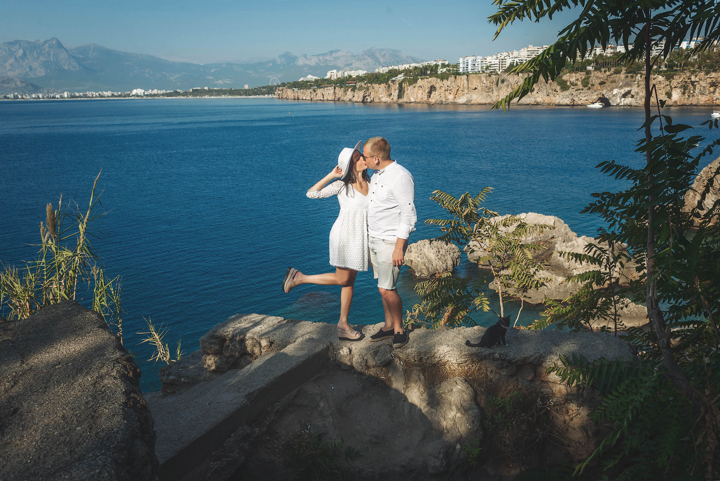 Walking through the Kaleici district in Antalya, Turkey. Photographer in Warsaw