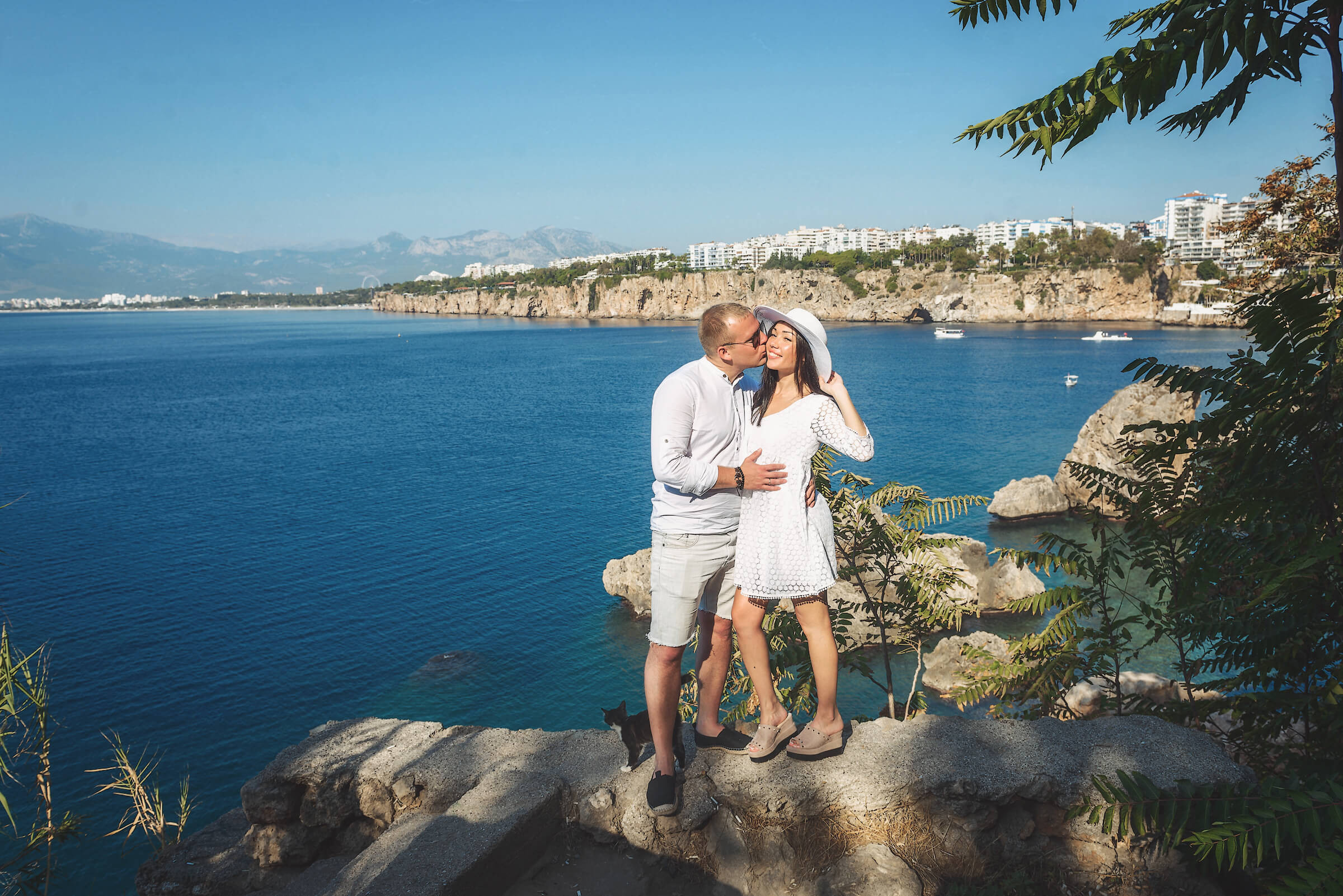 Walking through the Kaleici district in Antalya, Turkey. Photographer in Warsaw