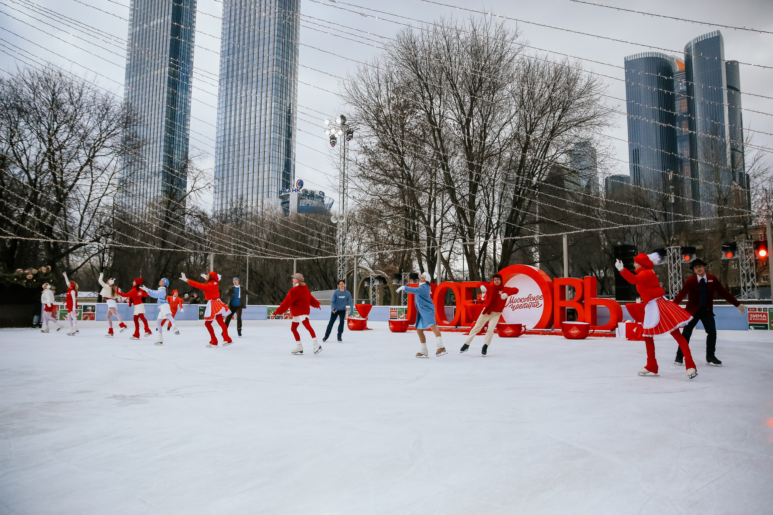 Ледовое шоу Сити каток Московское Чаепитие. Фотограф и видеограф Анна Домашенко