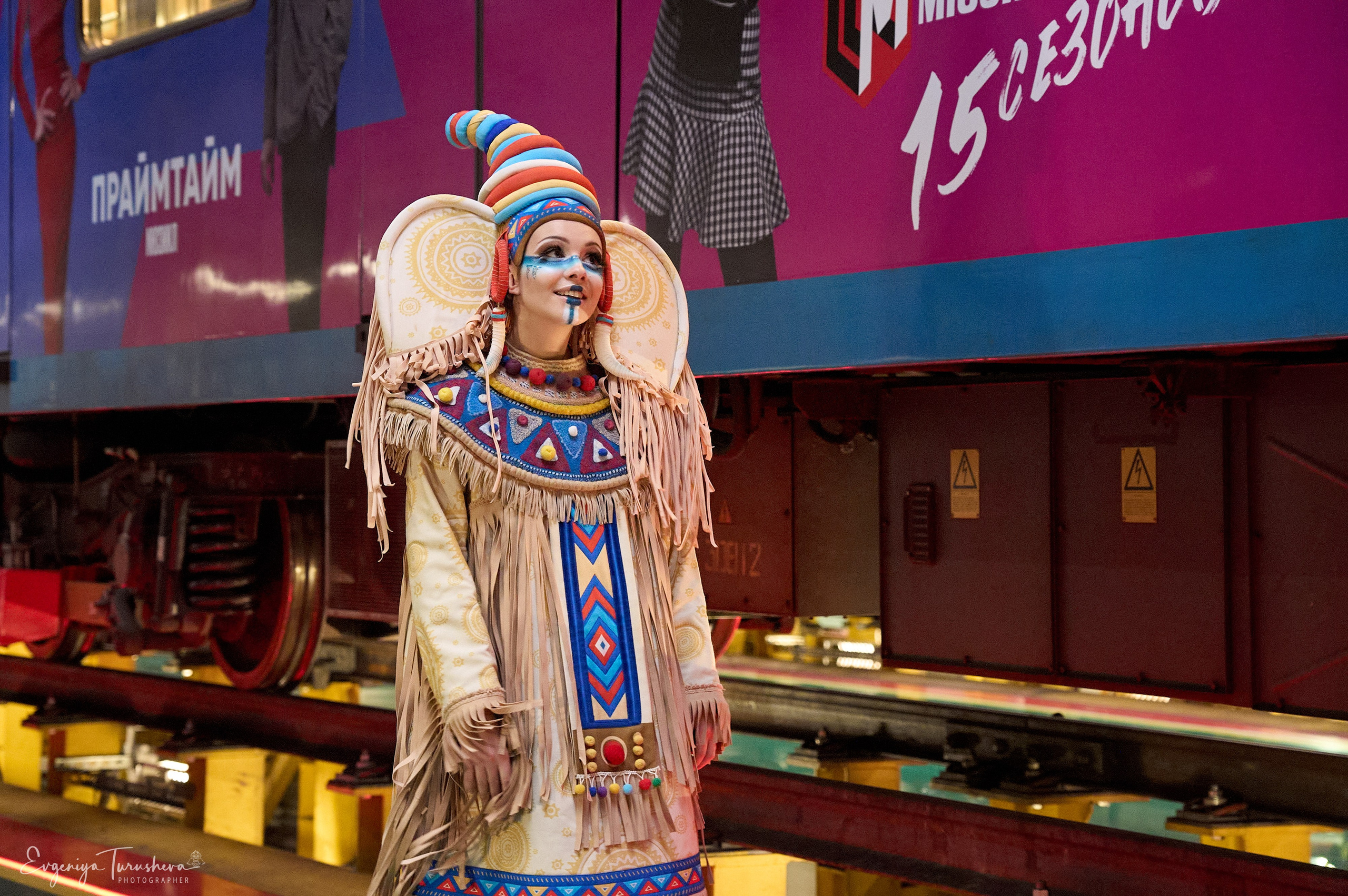 Запуск тематического поезда Театра Мюзикла | 13.11.2025. Фотограф Евгения Турушева
