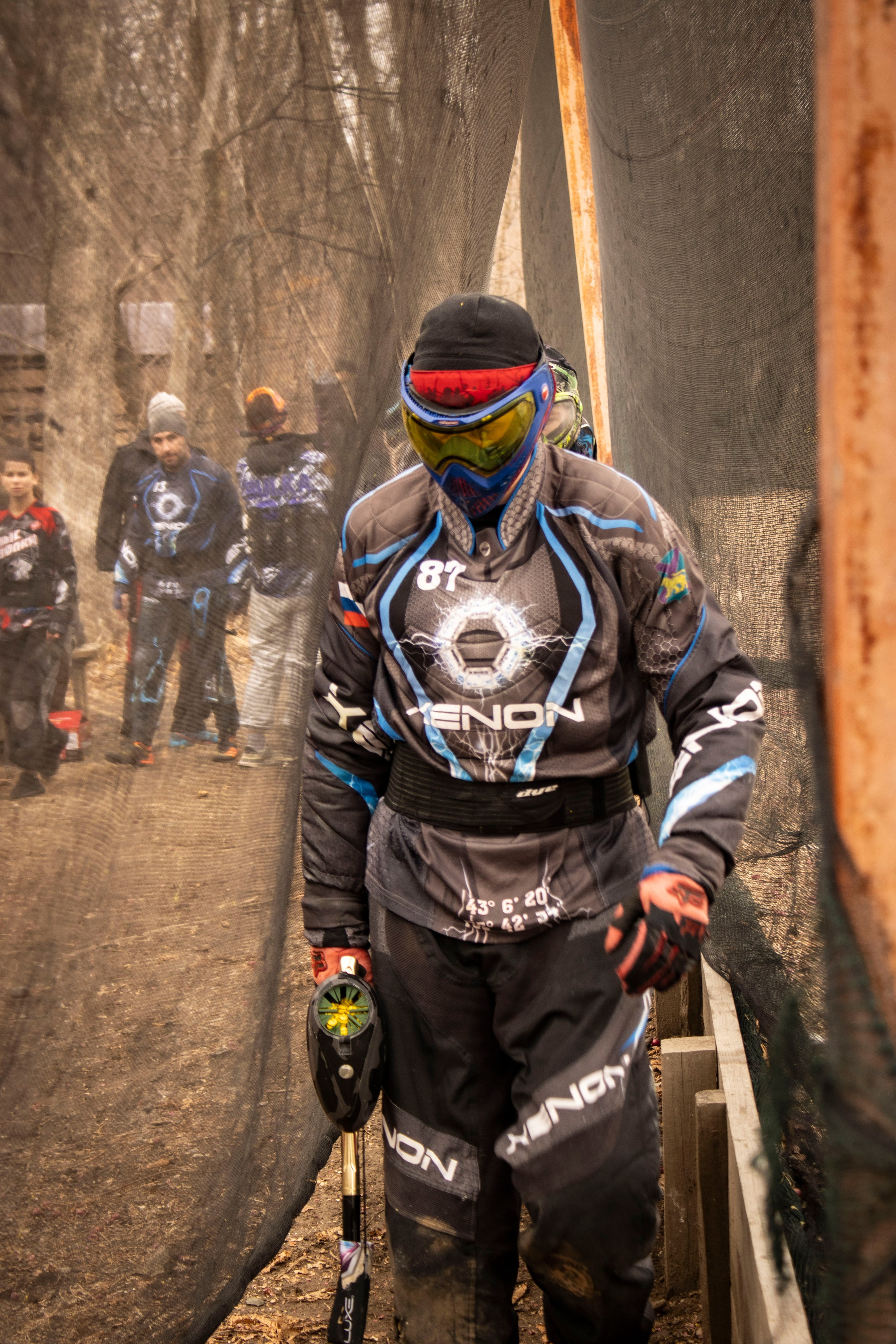 Турнир на кубок Федерации пейнтбола 6 апреля 2024 г. Фотограф г. Владивосток