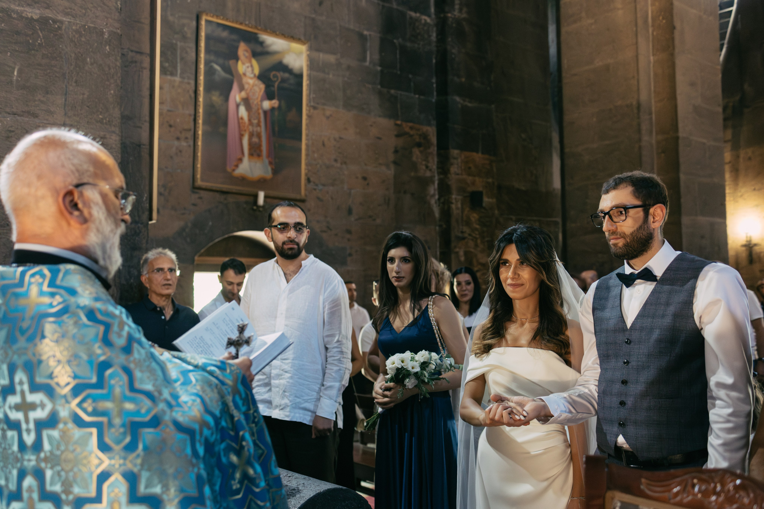 Свадьба Мери и Арама в храме Мухни. Фотограф в Армении Женя Гилевич
