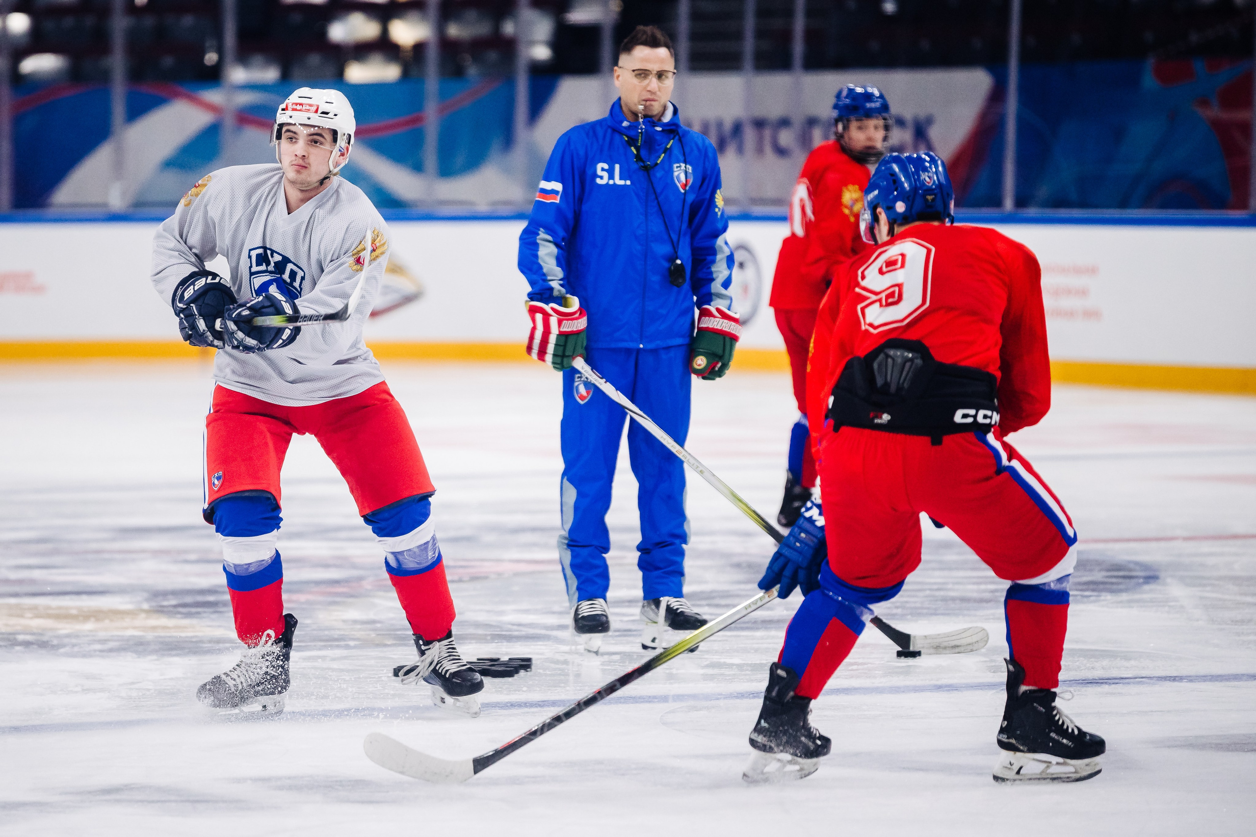 Тренировка сборной СХЛ // 14.02.25. Денис Прохоров Фотограф в г. Магнитогорск