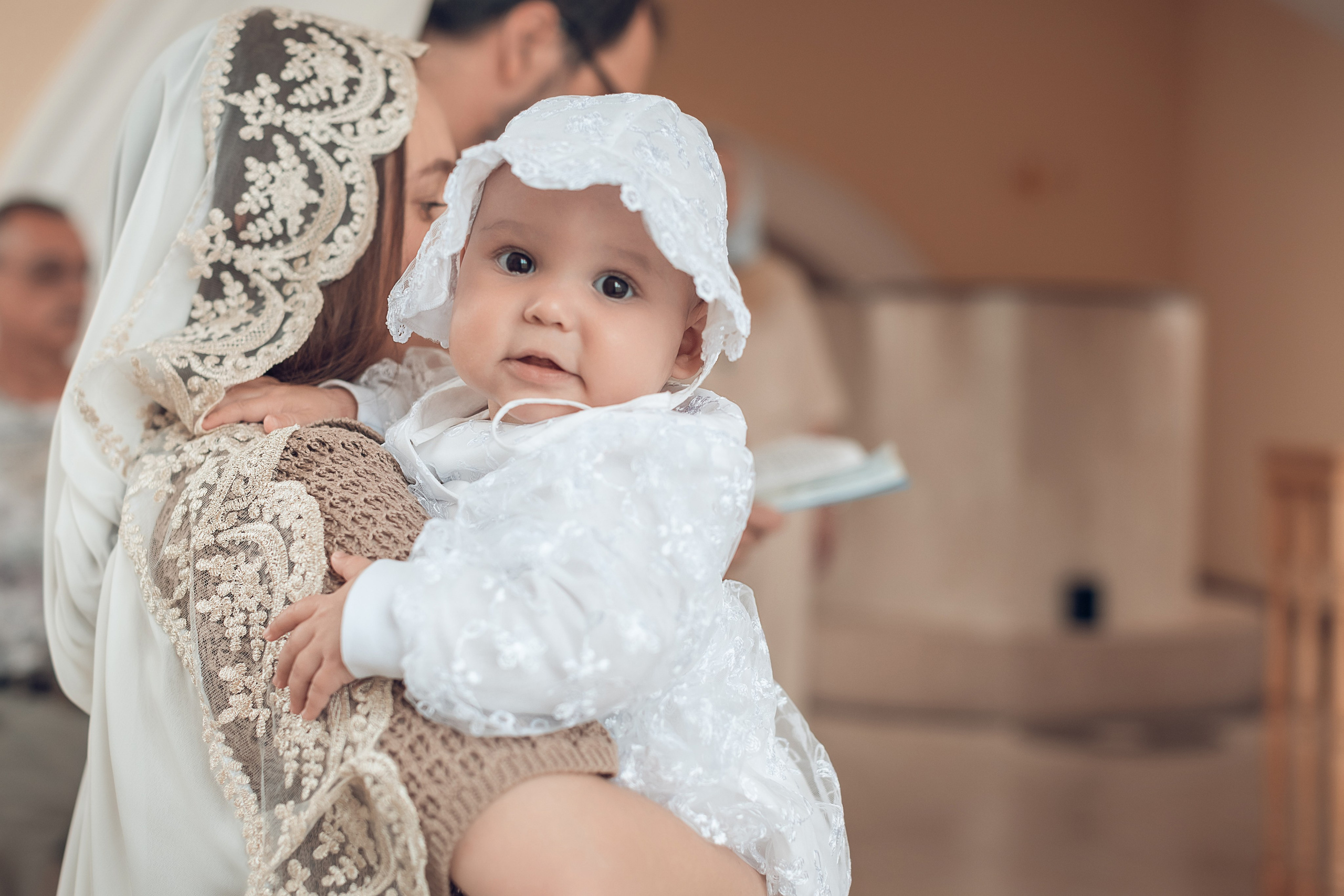 Таинство Крещения Марии в соборе Покрова Божьей Матери. Главная