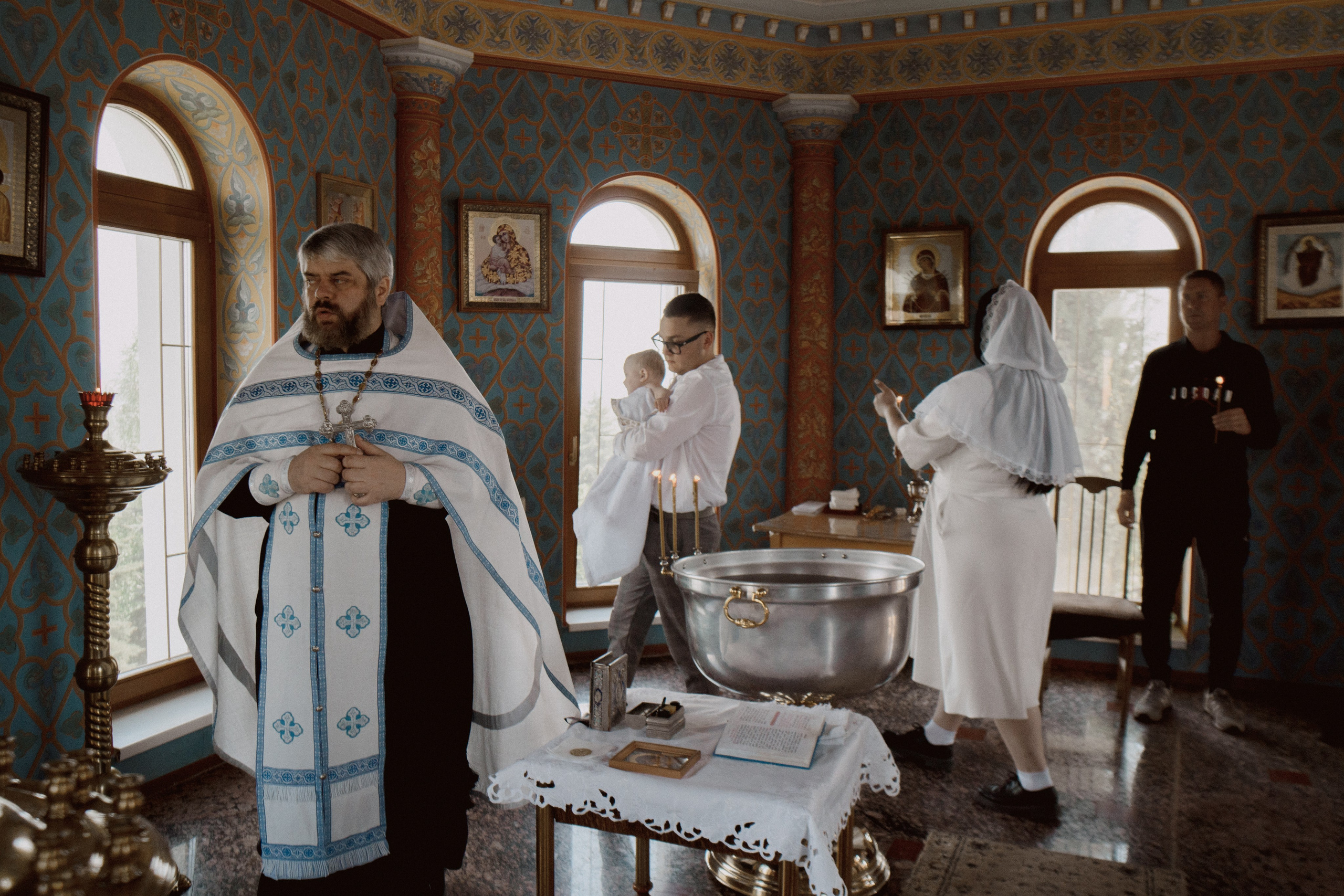 Крещение в Свято-Георгиевском монастыре. Семейный фотограф и видеограф Алёна Ким