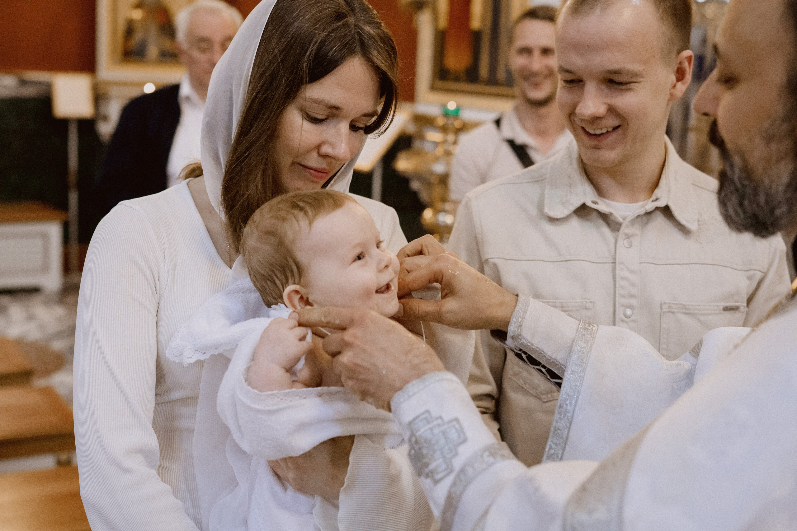 Съёмка Таинства Крещения. Семейный фотограф и видеограф Алёна Ким