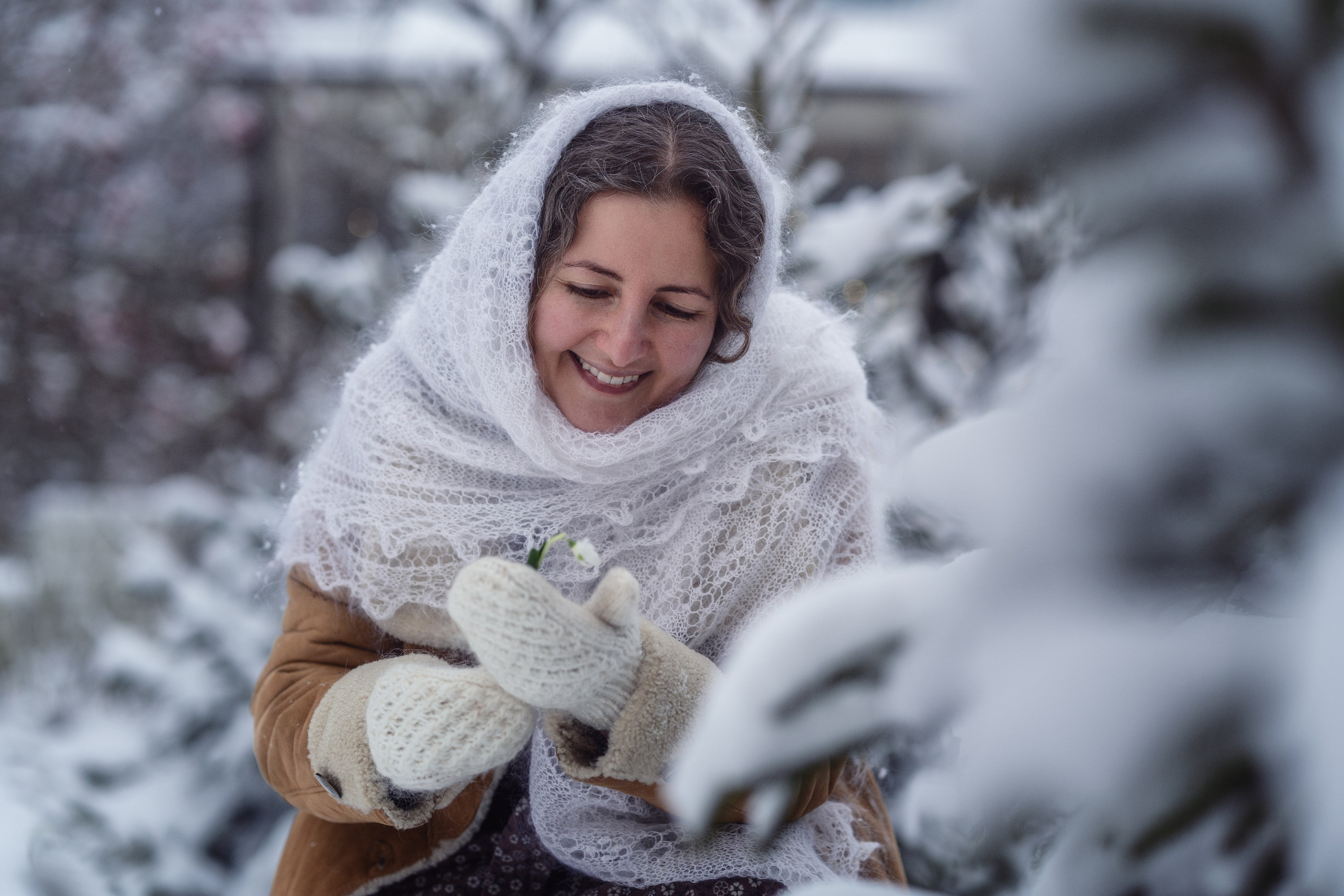 12 месяцев — зимняя фотосессия в киностиле. Семейный фотограф Новая Рига (Звенигород, Истра) Евгения Литовченко