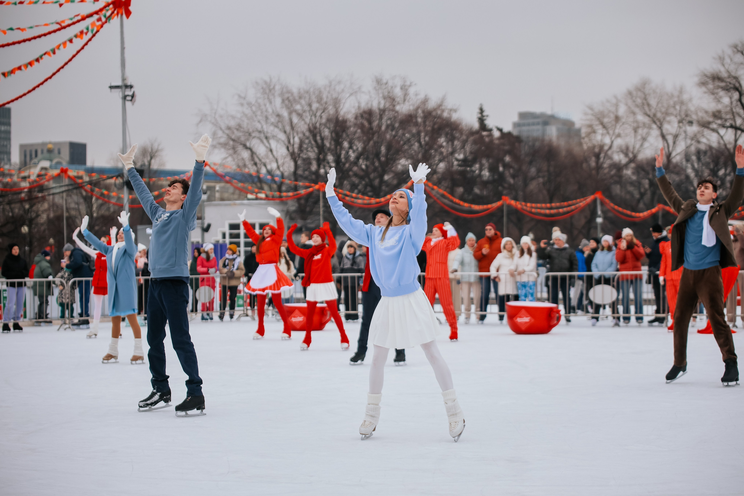 Ледовое шоу Парк Культуры проект Московское Чаепитие. Фотограф и видеограф Анна Домашенко