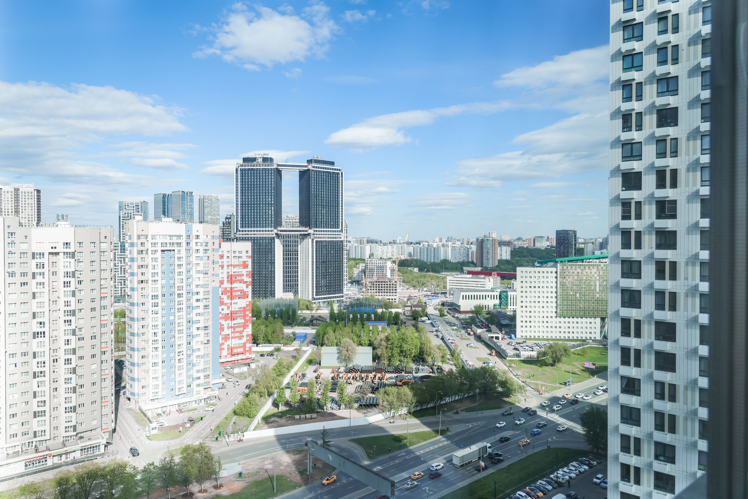 APARTMENT COMPLEX INTERIOR. Mixturecaptures