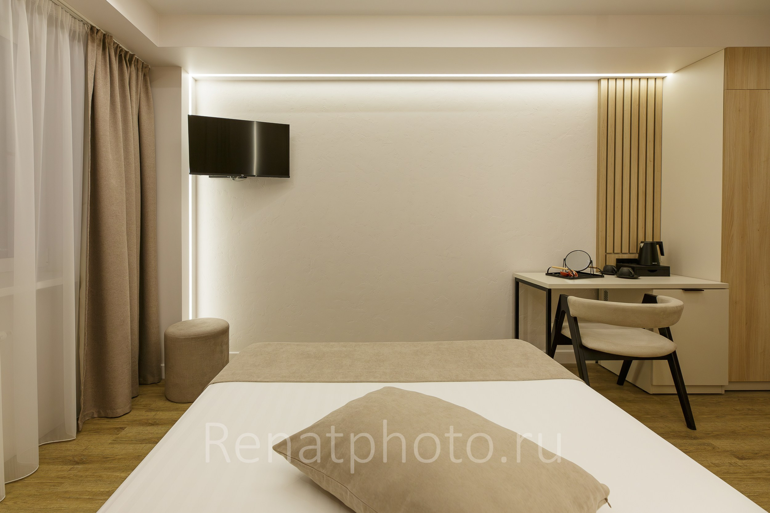 Интерьерная фотосъёмка отелей в г. Анапа. Профессиональная фотосъёмка интерьеров, предметная фотосессия еды для меню г. Анапа