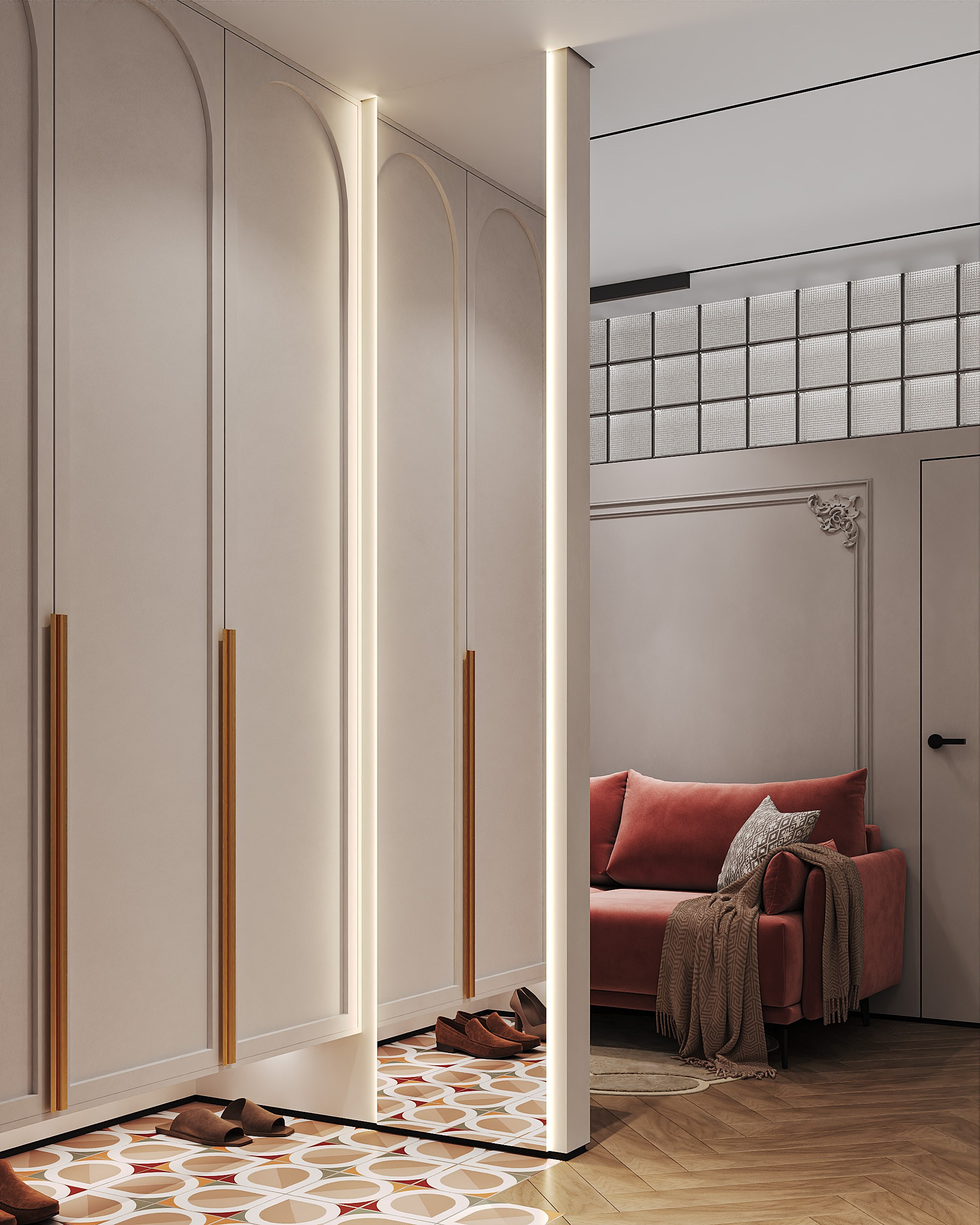 Яркая, сочная и уютная 1-комнатная квартира 🧡