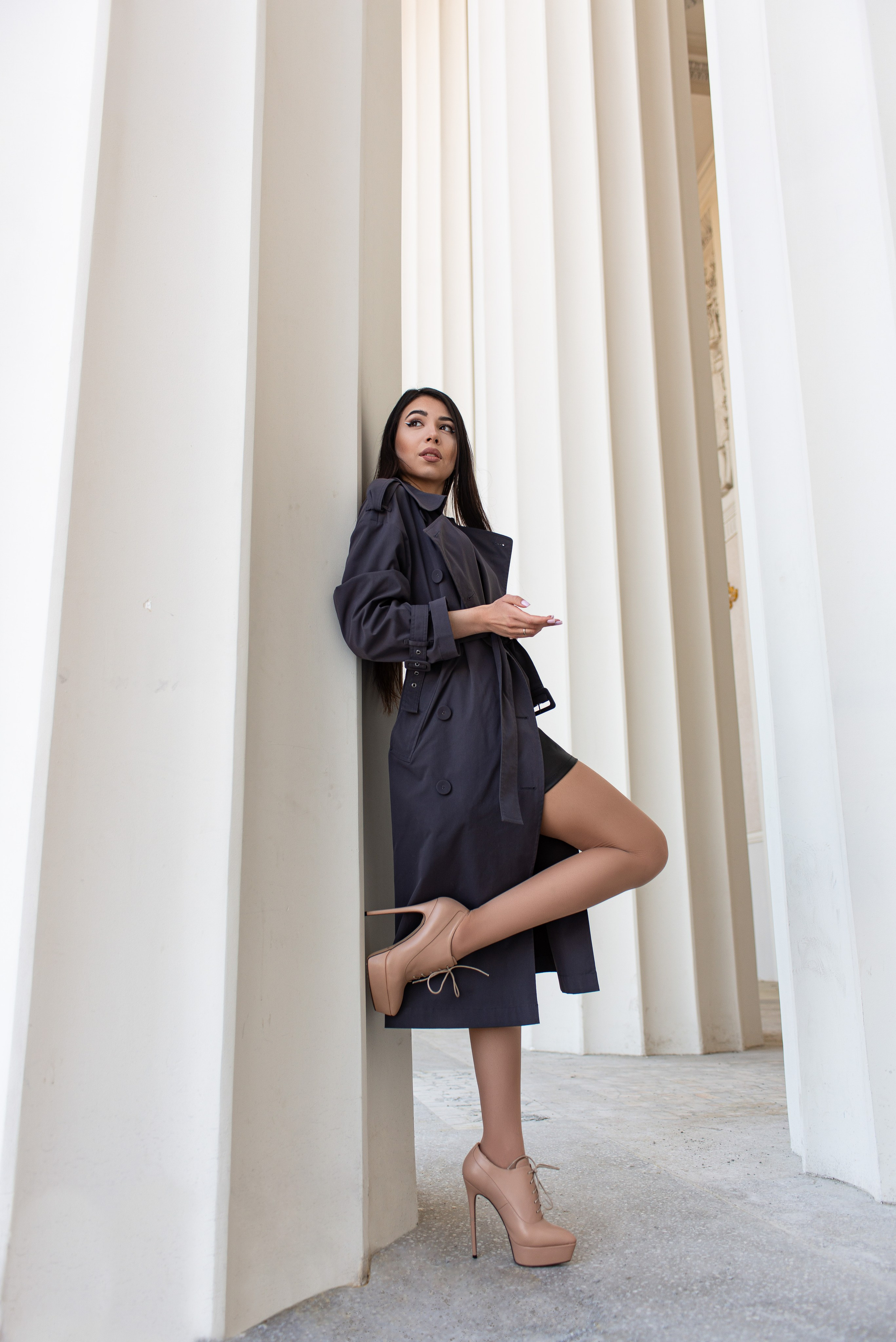 Уличная фотосессия Елизаветы. Свадебный и репортажный фотограф в Москве