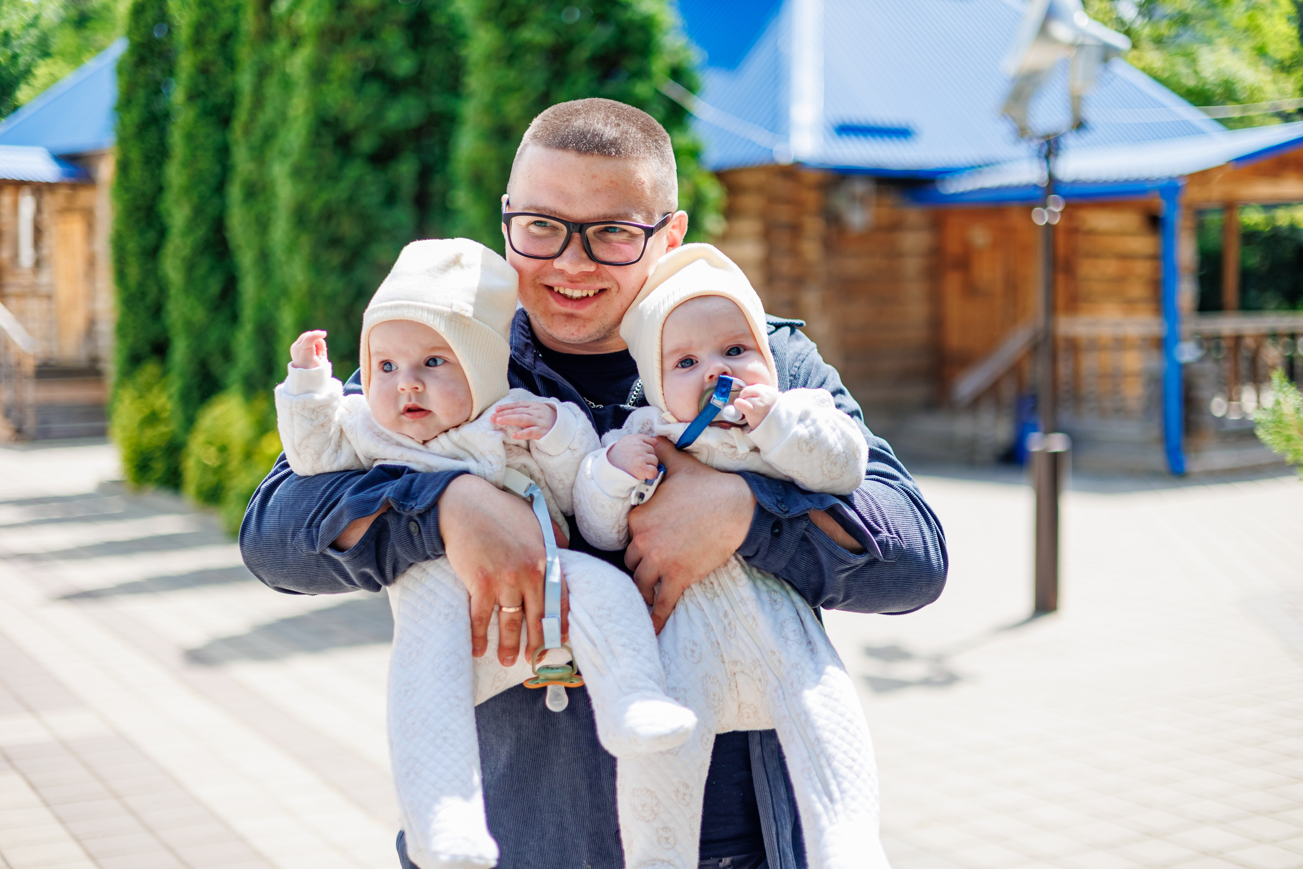 Крещение близняшек. Свадебный и семейный фотограф в Армавире