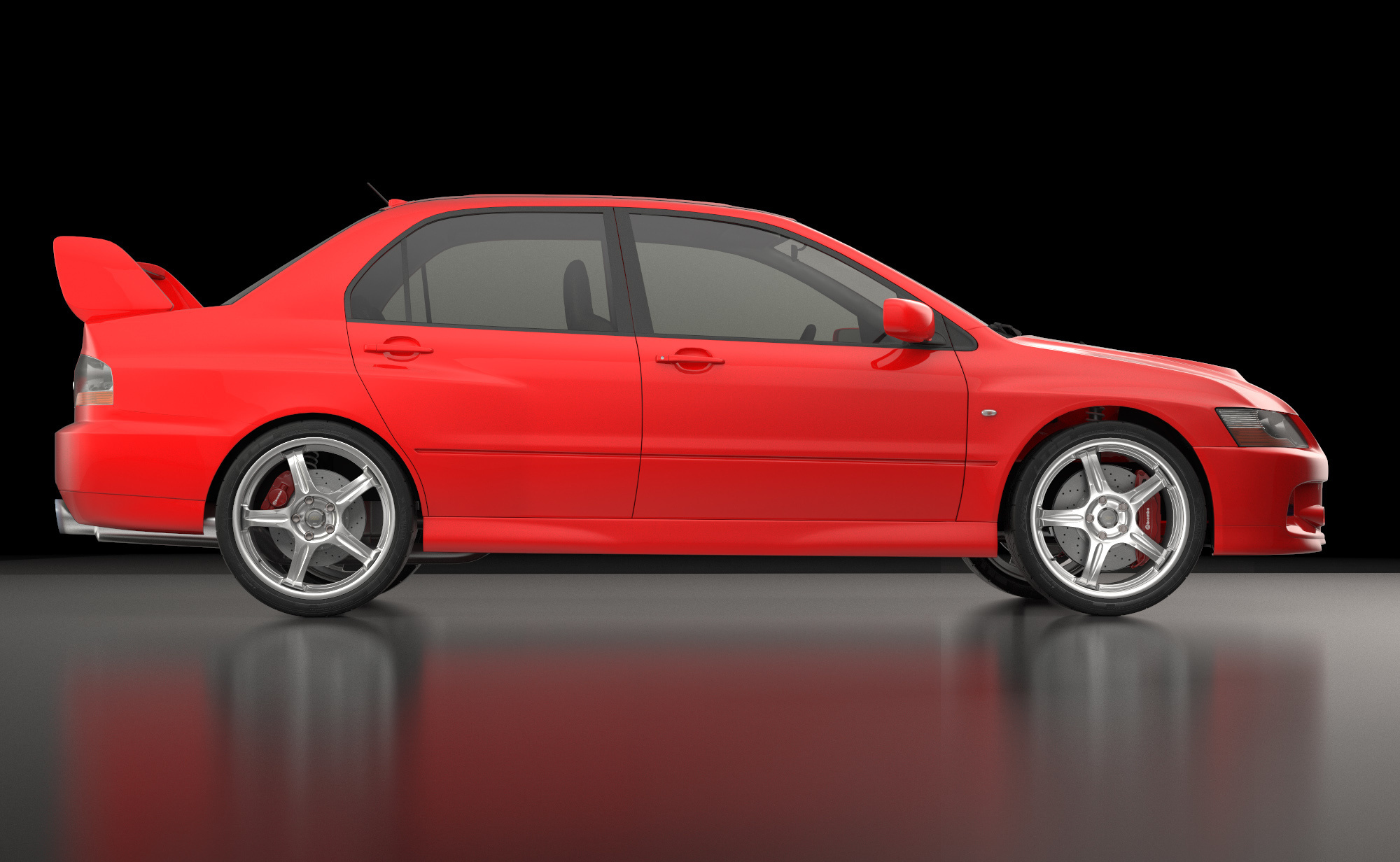 Lancer Evolution 9 3d модель. Фотограф Тимофей Юров Москва