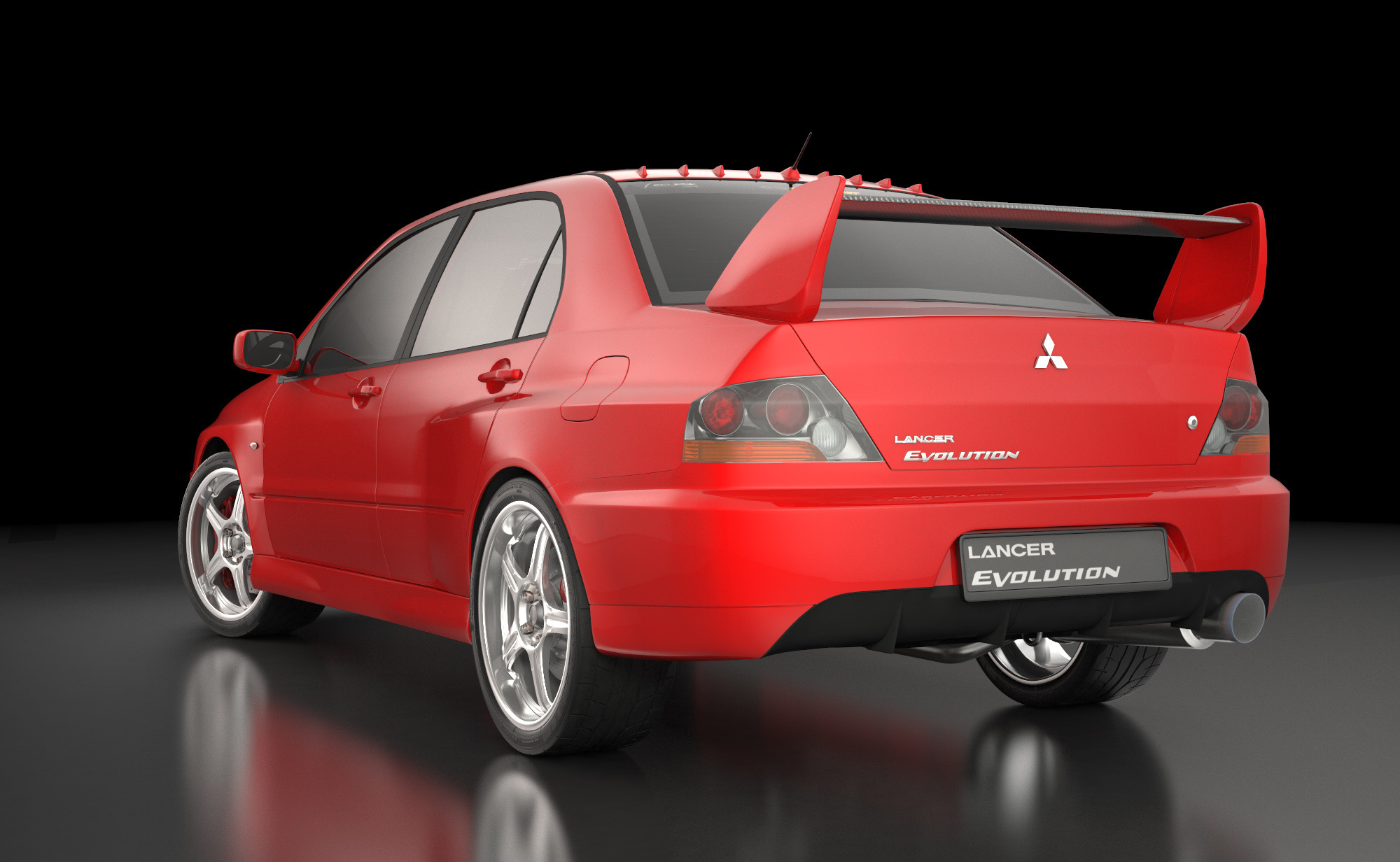 Lancer Evolution 9 3d модель. Фотограф Тимофей Юров Москва