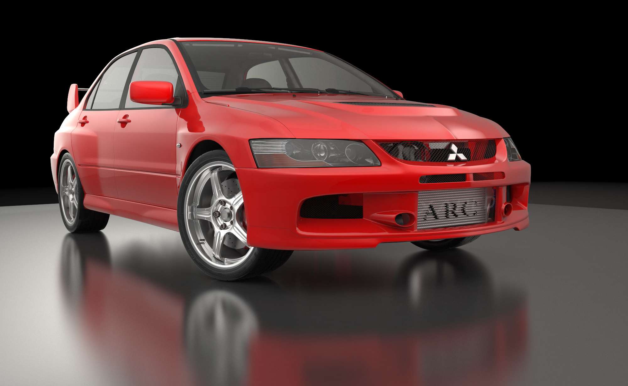 Lancer Evolution 9 3d модель. Фотограф Тимофей Юров Москва