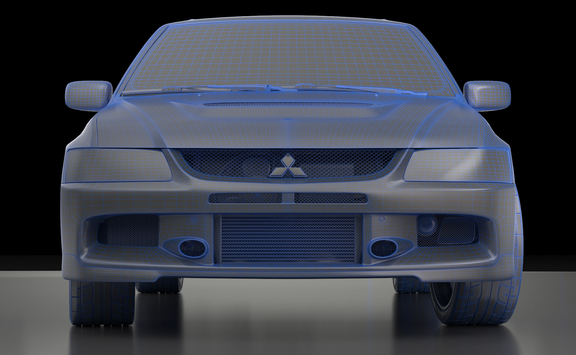 Lancer Evolution 9 3d модель. Фотограф Тимофей Юров Москва