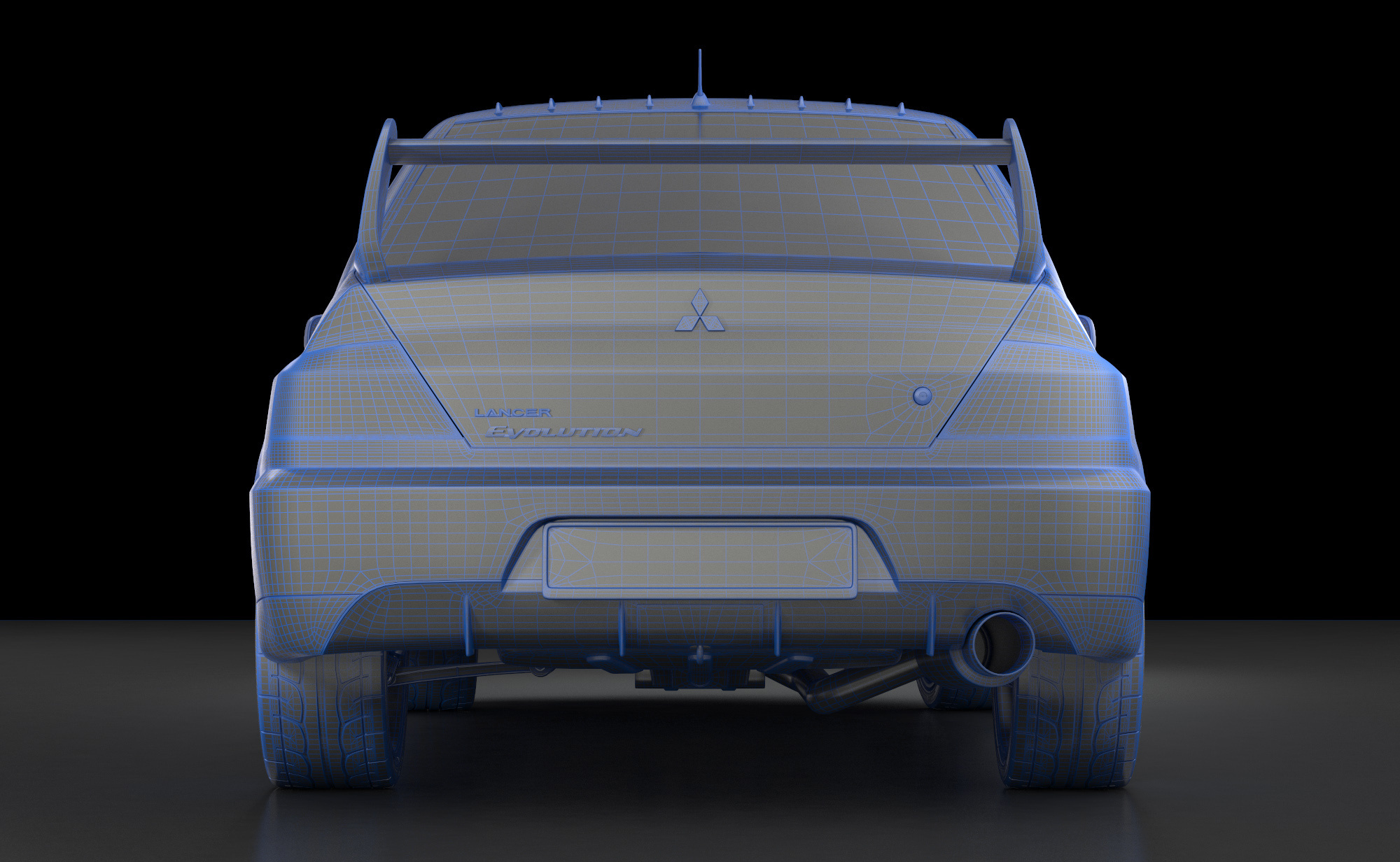 Lancer Evolution 9 3d модель. Фотограф Тимофей Юров Москва