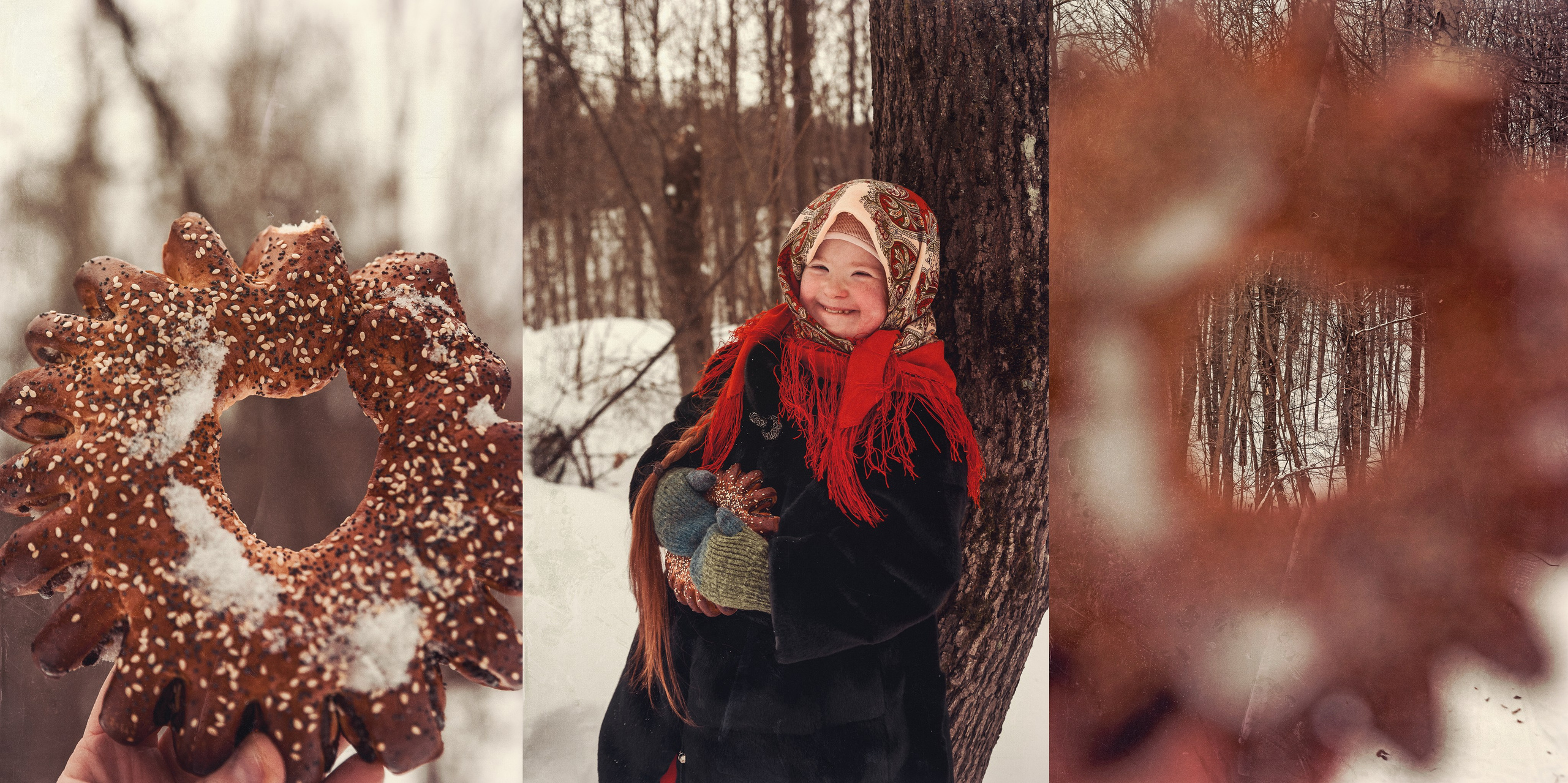 Варя и волк — по мотивам красной шапочки. Фотограф Крещение Венчание Москва